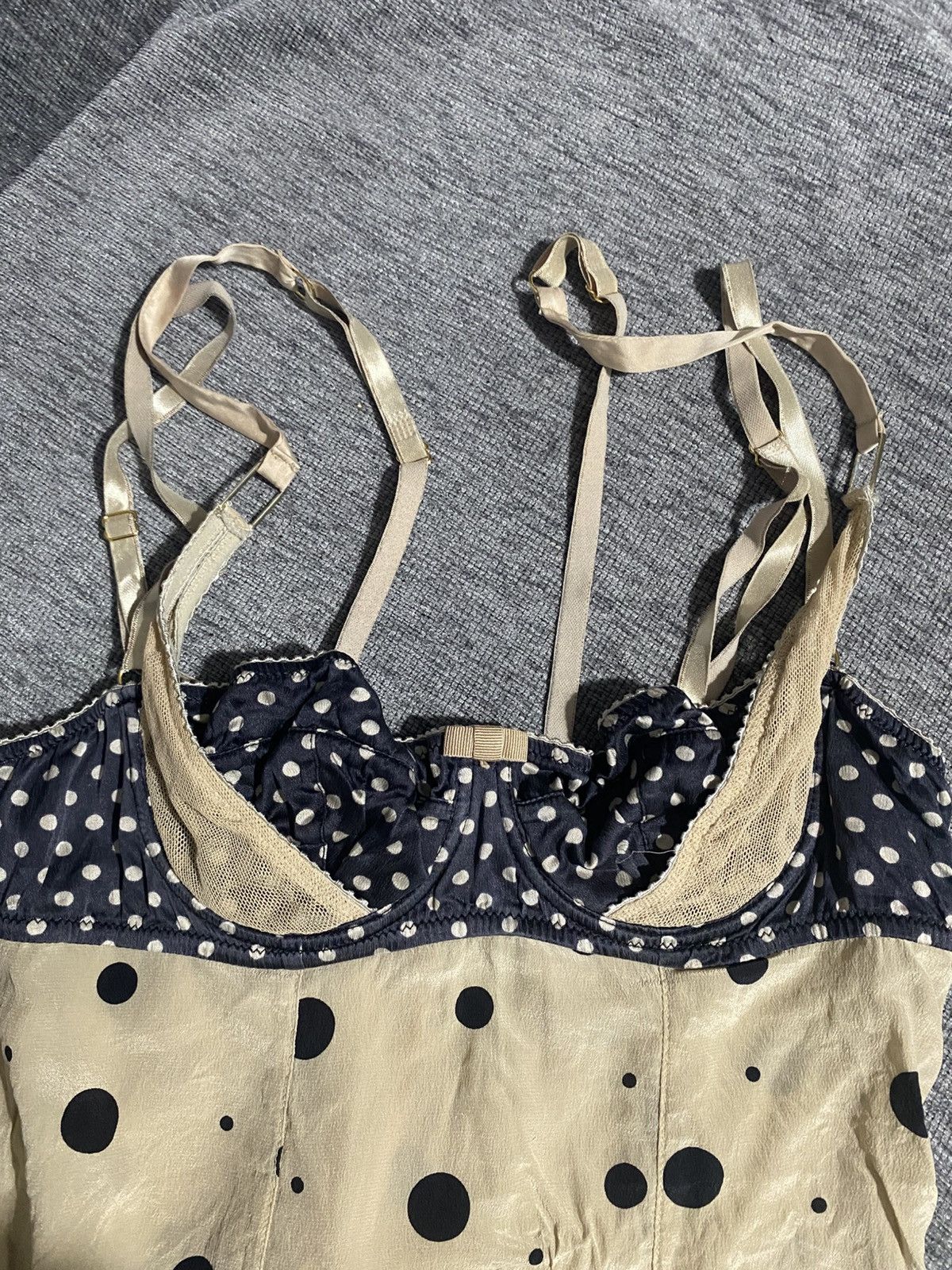 Dolce & Gabbana Dolce & Gabbana FW2001 Silk Archival Corset Top Rare Italy Size XS / US 0-2 / IT 36-38 - 3 Thumbnail
