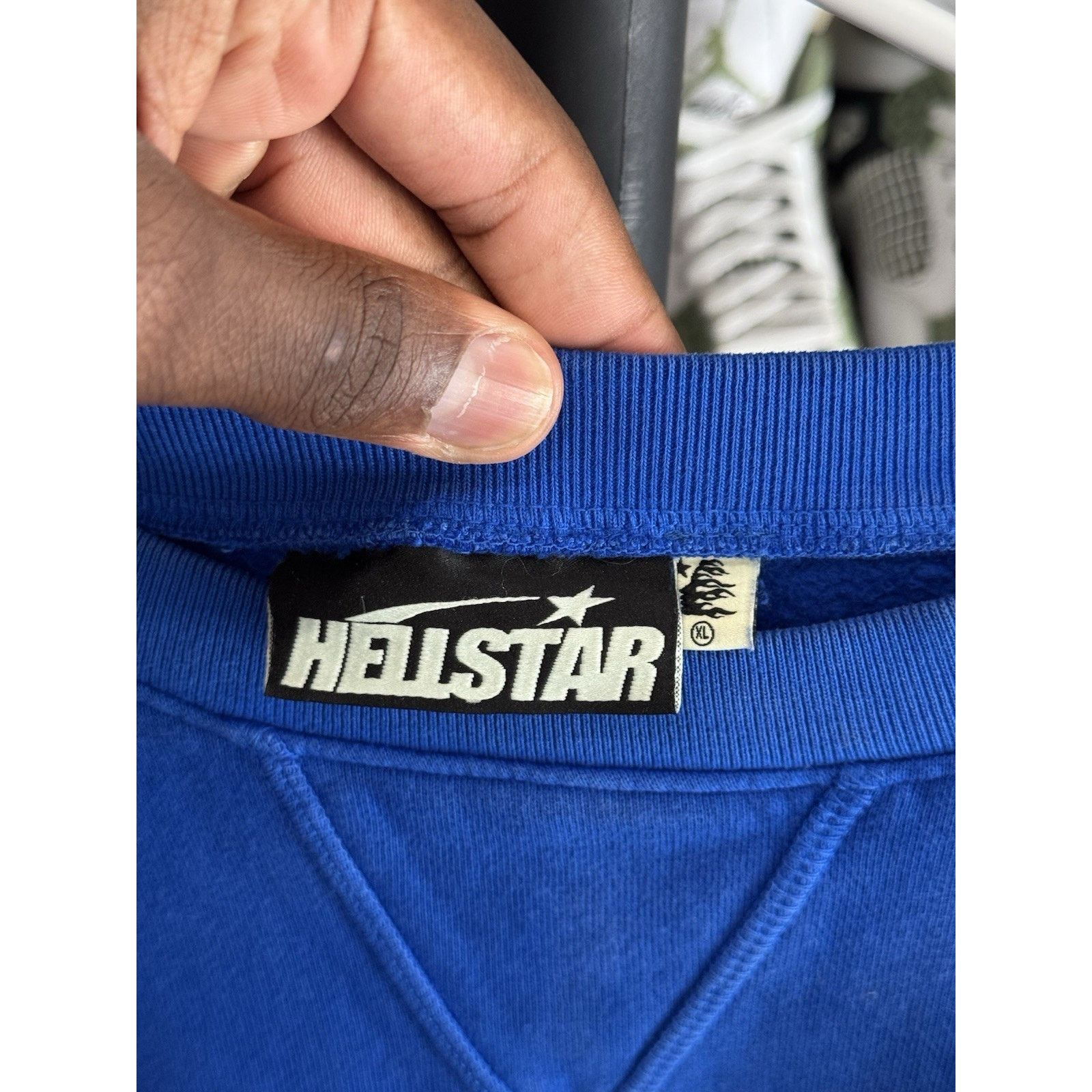 HELLSTAR Hellstar Sport Crewneck Sweatshirt Blue Size Extra Large XL Size US XL / EU 56 / 4 - 3 Thumbnail