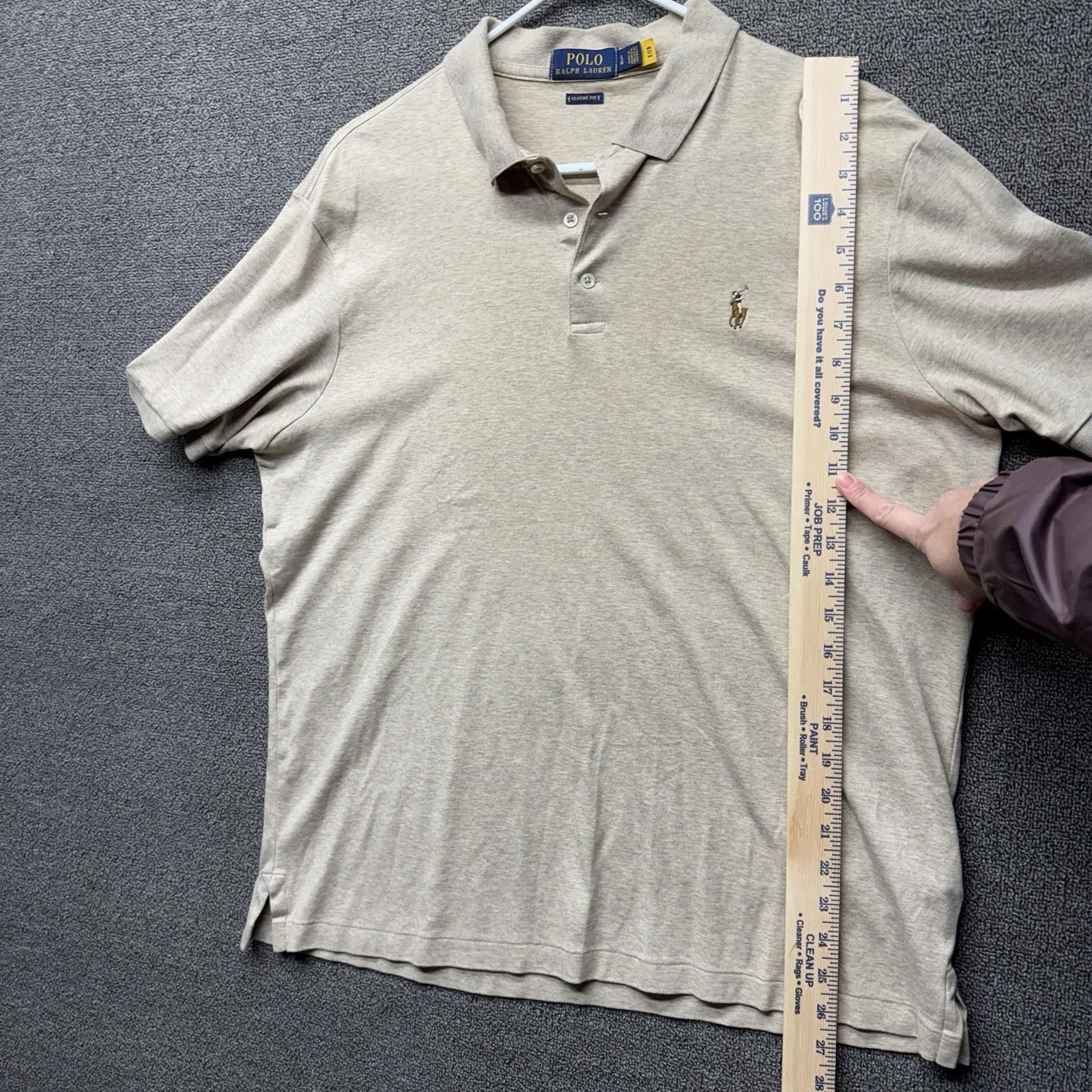 Polo Ralph Lauren Polo Ralph Lauren Men’s L Polo Shirt Beige Tan Khaki Size US L / EU 52-54 / 3 - 6 Thumbnail