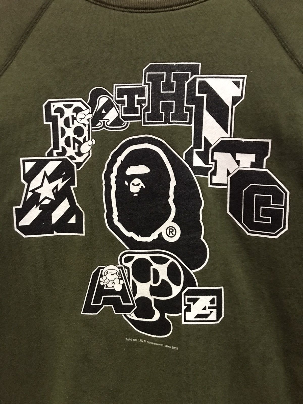 Bape Reversible Crewneck Size S / US 4 / IT 40 - 11 Thumbnail