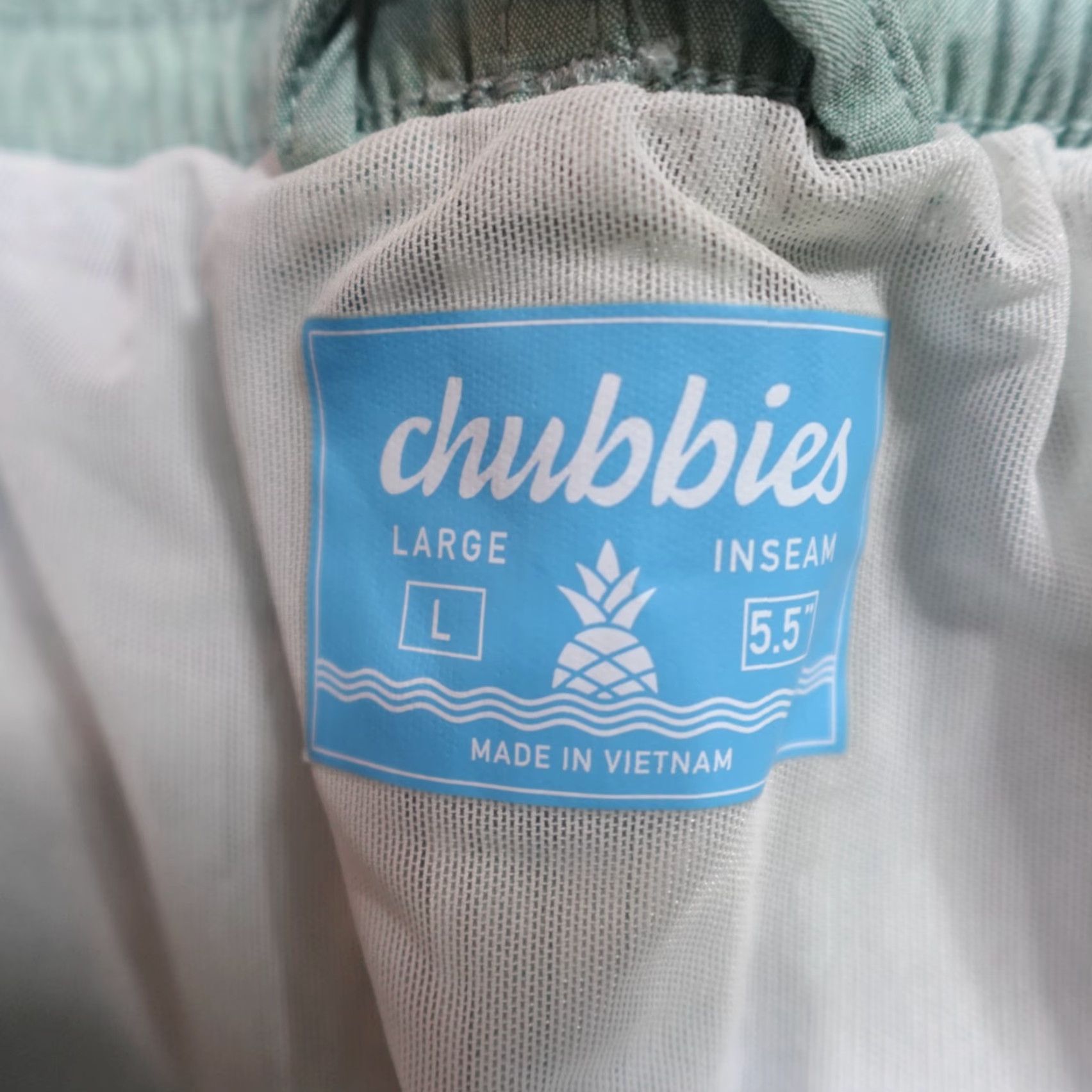Chubbies Chubbies Shorts Mens L Blue Floral Print Lined 5" Surf Vac?? Size US 33 - 7 Thumbnail