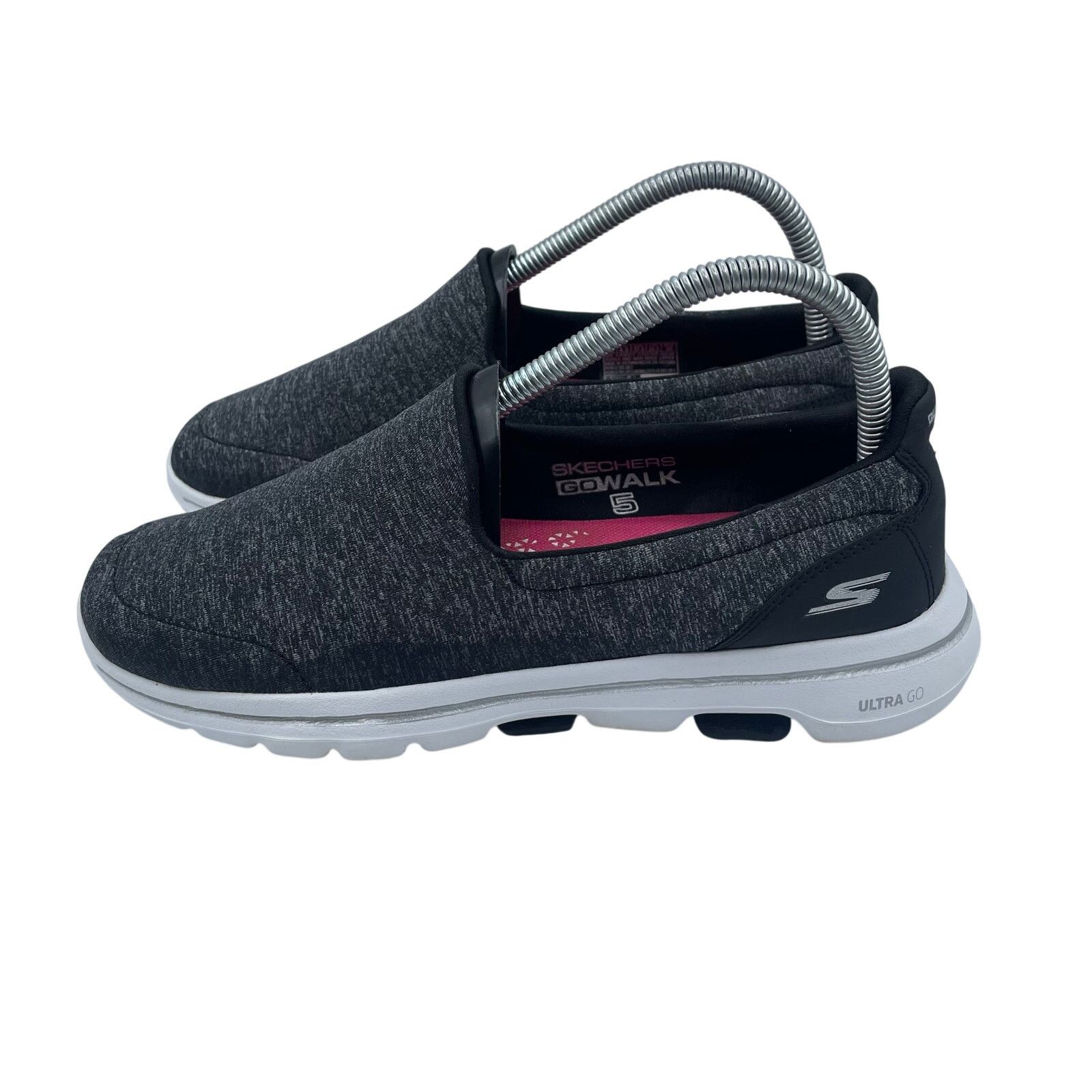 SKECHERS Skechers Go Walk Ultra 5 Comfort Slip On Gray Womens 7.5 Size US 7.5 / IT 37.5 - 2 Thumbnail