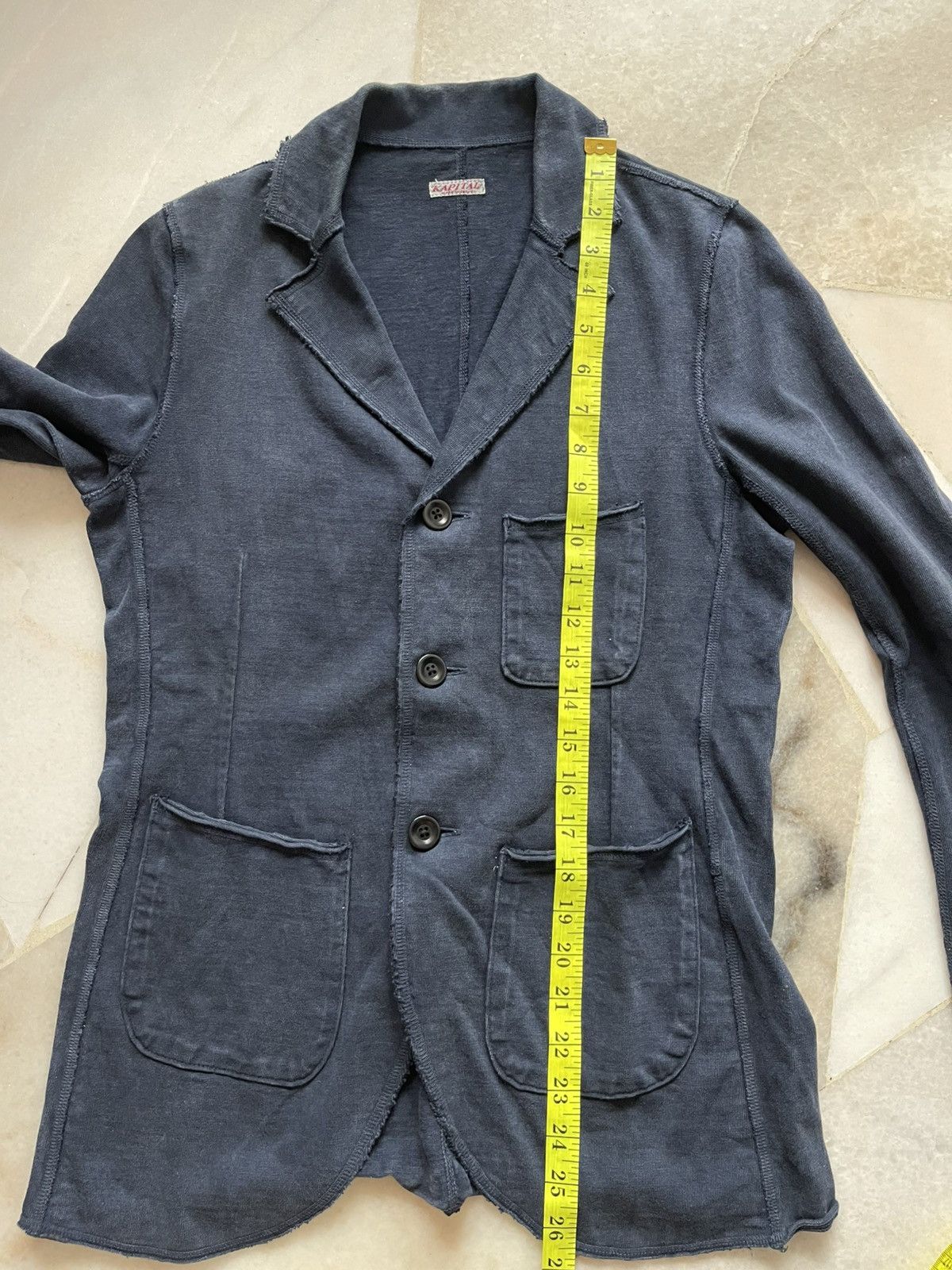 Kapital Kapital Indigo Cotton Blazer Jacket #99 Size US XS / EU 42 / 0 - 8 Thumbnail