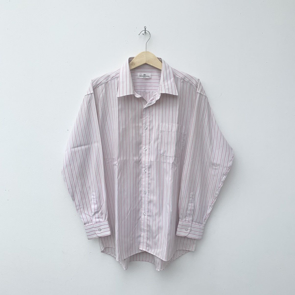 Balenciaga Vintage Balenciaga Button Up Shirt Size US L / EU 52-54 / 3 - 1 Thumbnail