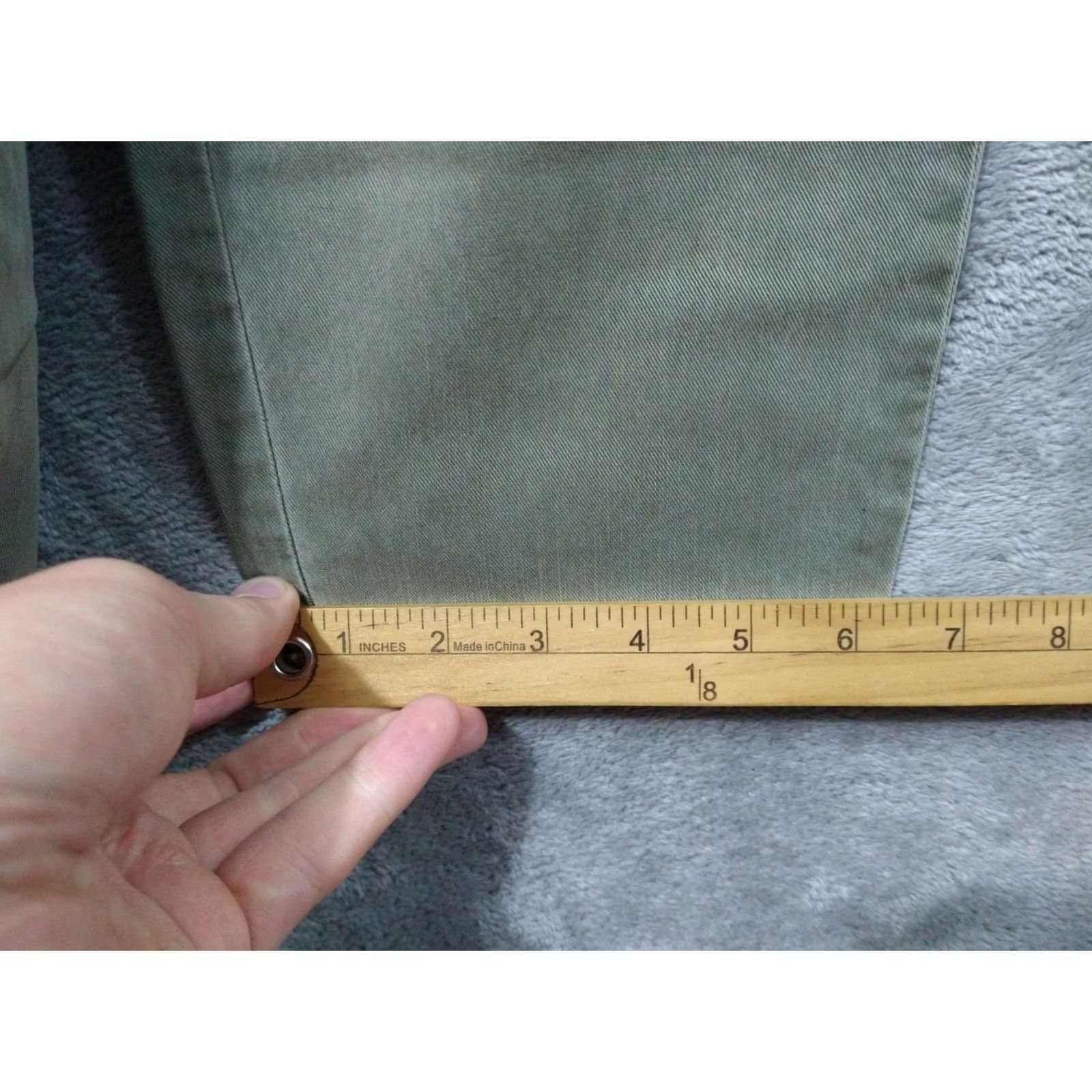 Vintage J Jill Green Cargo Chino Pants Womens 10 Crop Stretch Ankle Size 32" / US 10 / IT 46 - 6 Thumbnail