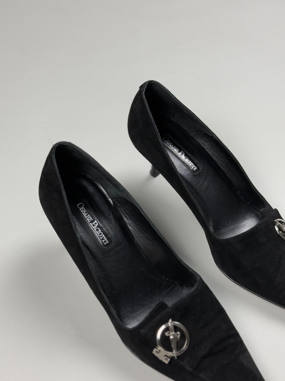 Paciotti Cesare Paciotti Dagger Suede Ladies Heels Size 39 / US 8 Size US 8 / IT 38 - 3 Thumbnail