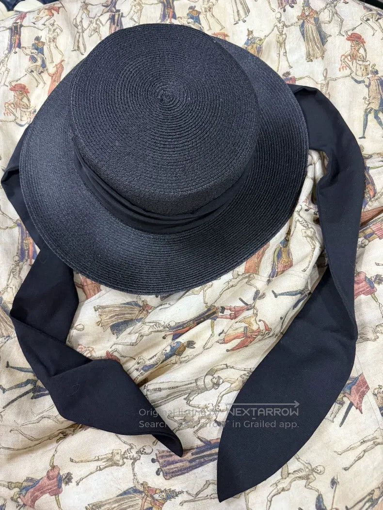 Yohji Yamamoto Yohji Yamamoto Woven Silk Scarf Tie Hat Size ONE SIZE - 2 Thumbnail