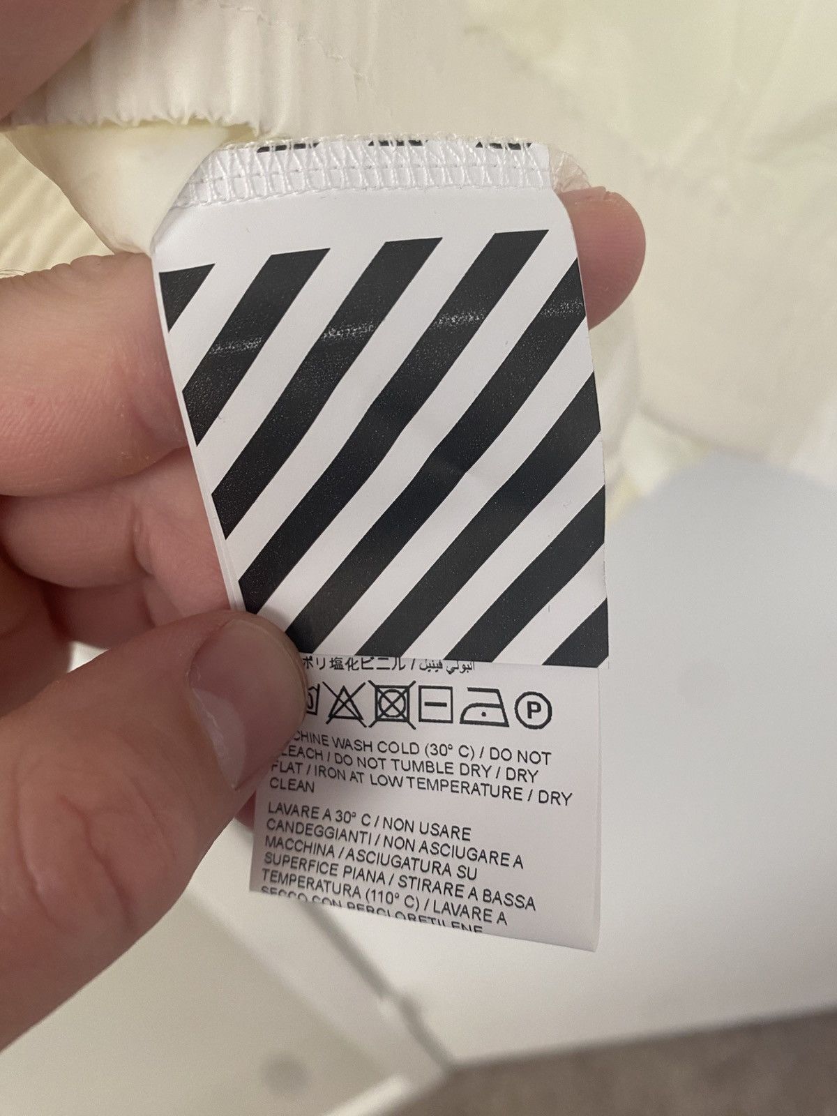 Off-White OFF-WHITE translucent windbreaker (large) Size US L / EU 52-54 / 3 - 5 Thumbnail