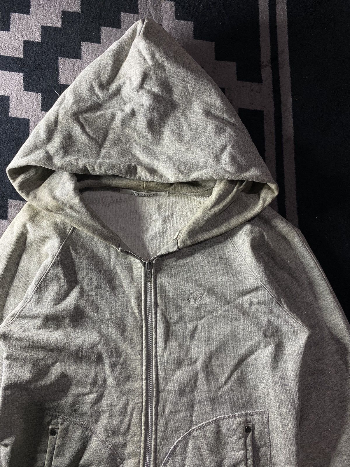 Beauty Beast × If Six Was Nine × Le Grande Bleu (L.G.B.) Vintage s.h nana waxed glitter hoodie Size US M / EU 48-50 / 2 - 4 Thumbnail