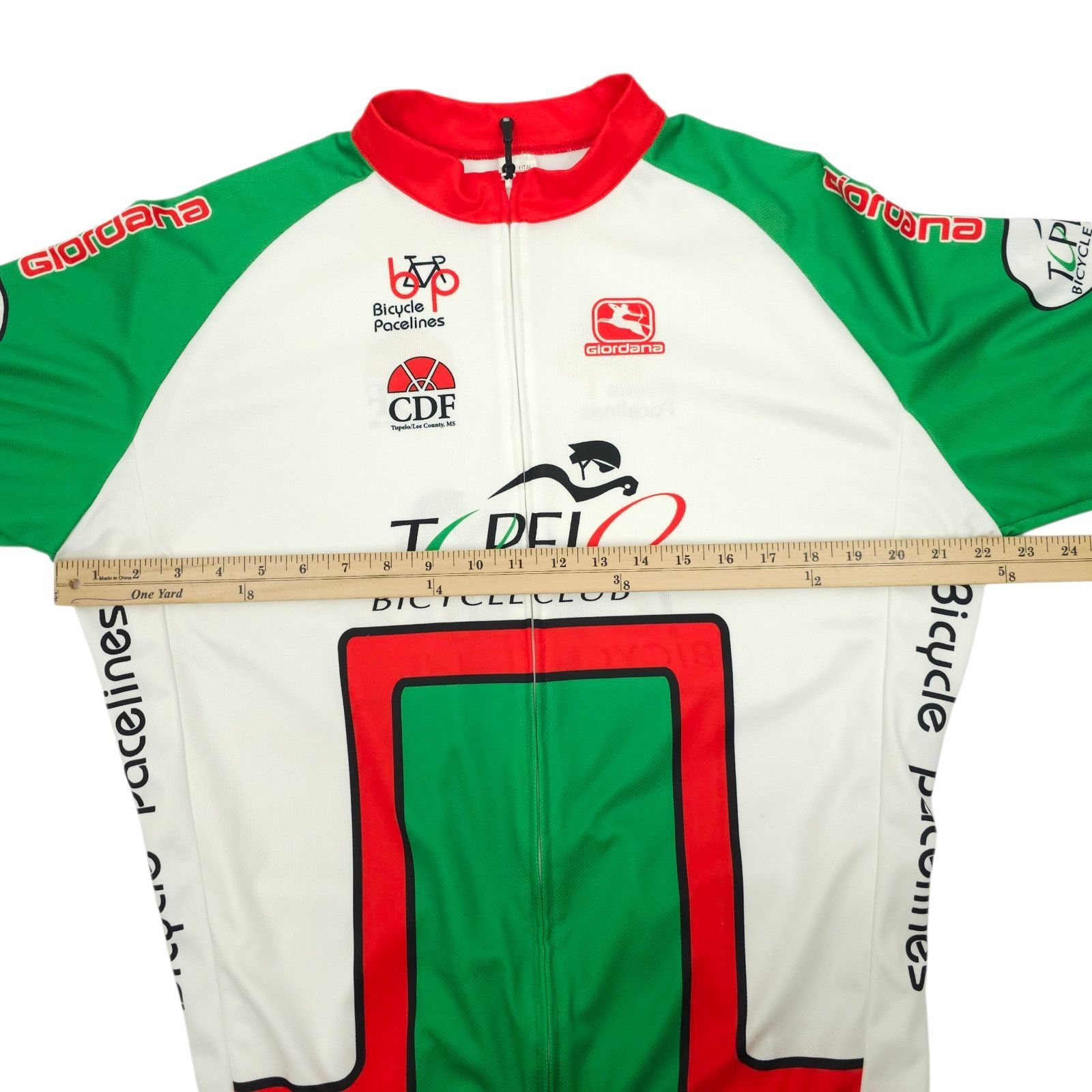 Giordano Giordana Cycling Jersey Mens XL Tupelo Bicycle Club Full Zip Size US XL / EU 56 / 4 - 4 Thumbnail