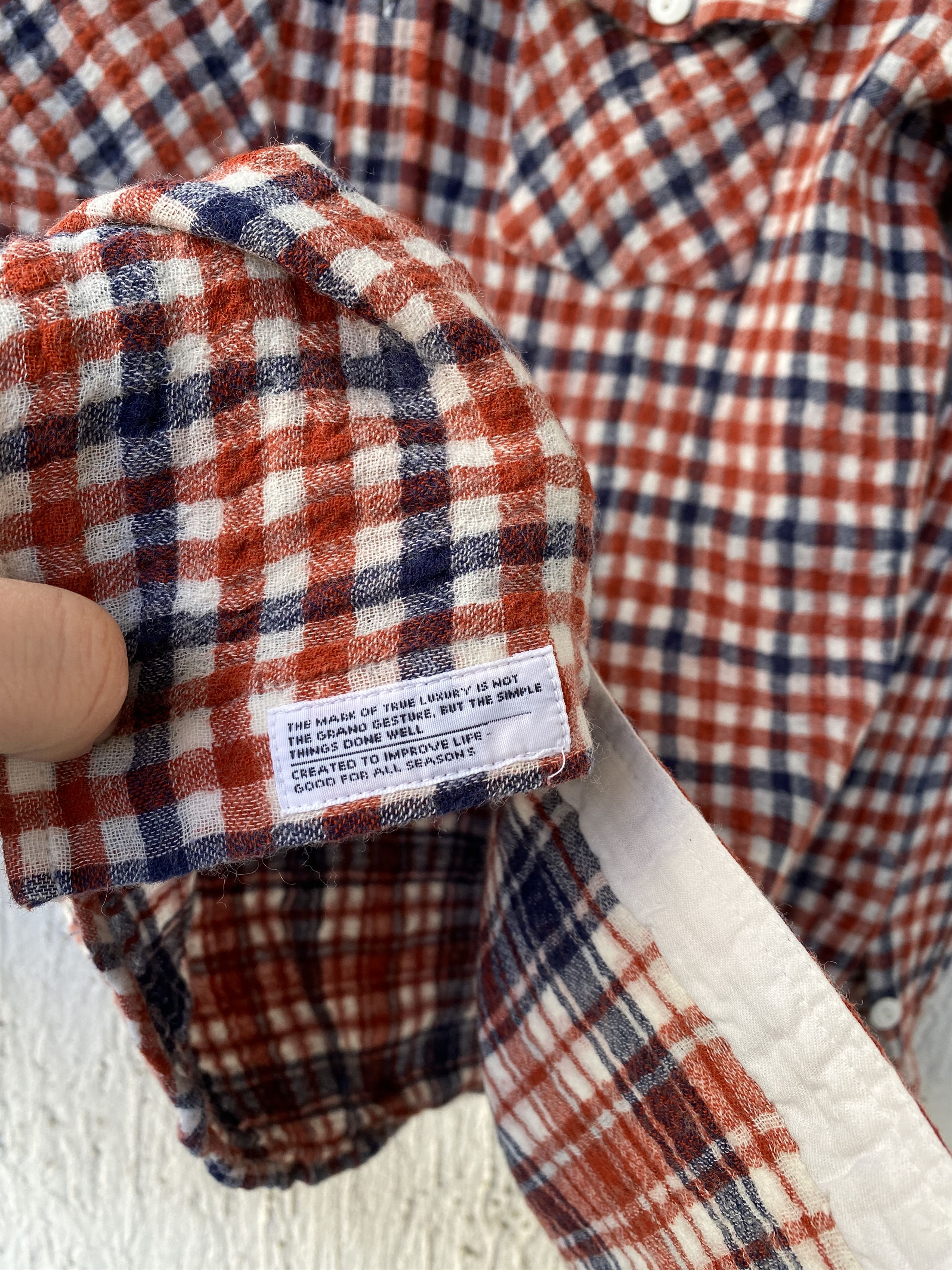 Norse Projects checked wool blend shirt Size US M / EU 48-50 / 2 - 4 Thumbnail