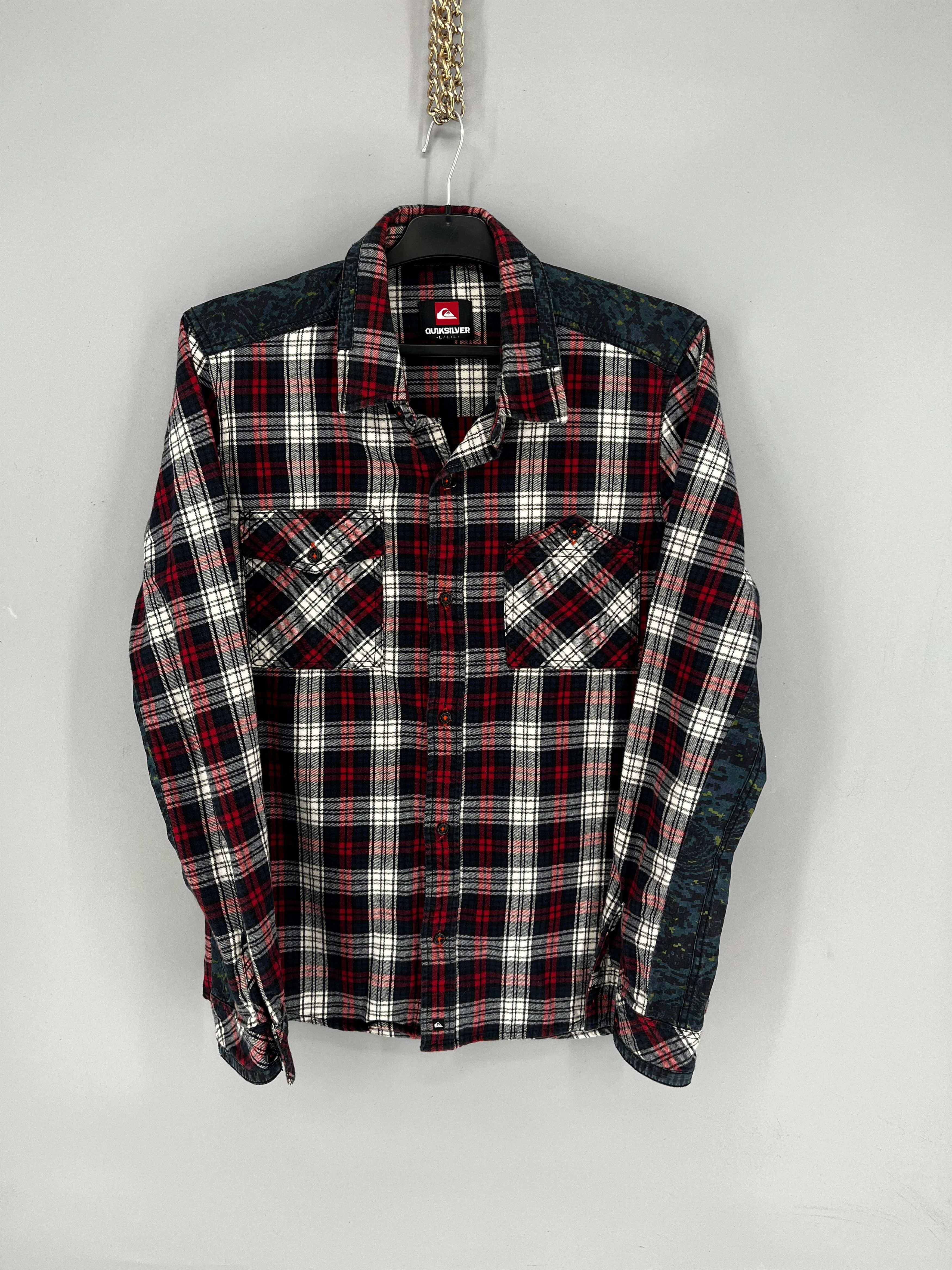Quiksilver Y2K Quicksilver Plaid Cotton Jacket Shirt Buttons Up L Size US L / EU 52-54 / 3 - 1 Thumbnail