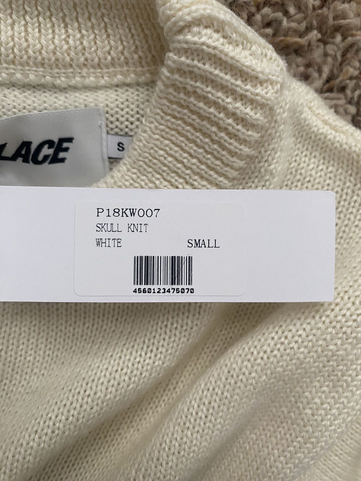 Palace Palace Skull Knit White Size US S / EU 44-46 / 1 - 8 Thumbnail