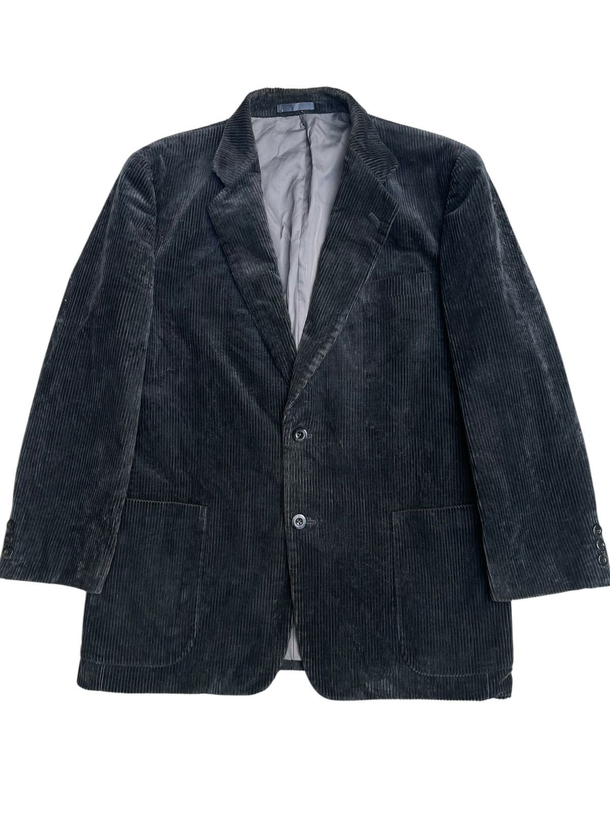 Burberry Vintage 80s-90s Burberry Corduroy Jacket Blazer Jaket Size US M / EU 48-50 / 2 - 1 Thumbnail