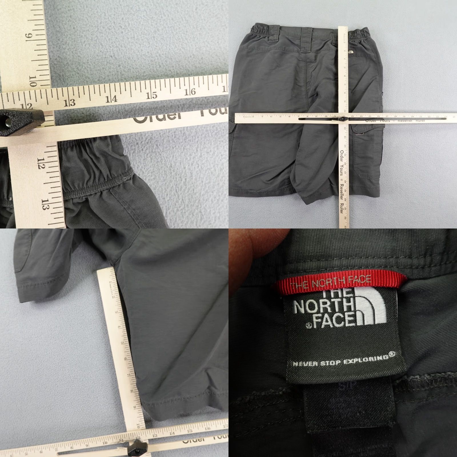 The North Face The North Face Shorts Mens Small Gray Cargo Nylon Hiking Outdoors Size US 28 / EU 44 - 8 Thumbnail