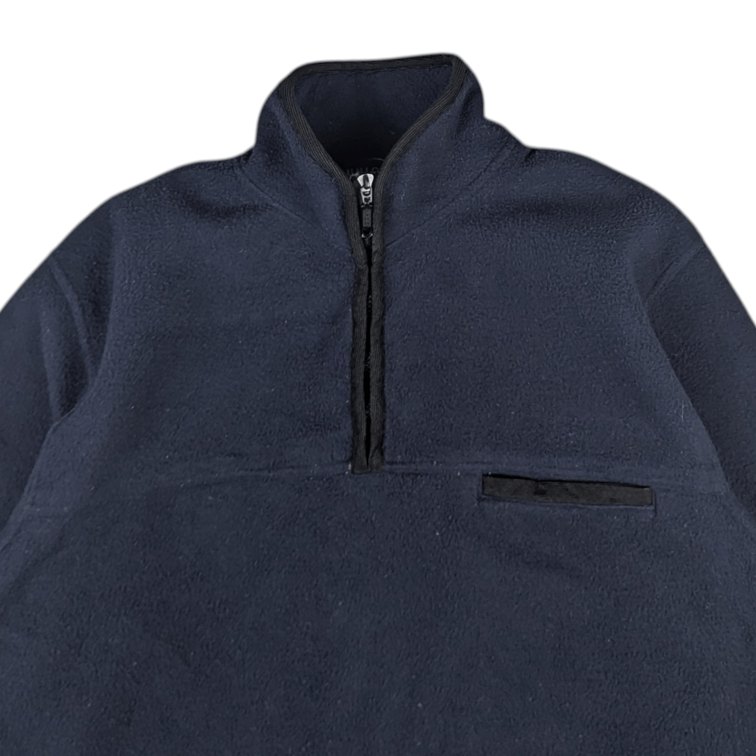 Japanese Brand 90's UNIQLO Blue Blank Plain Sherpa Fleece Sweatshirt Size US M / EU 48-50 / 2 - 5 Thumbnail