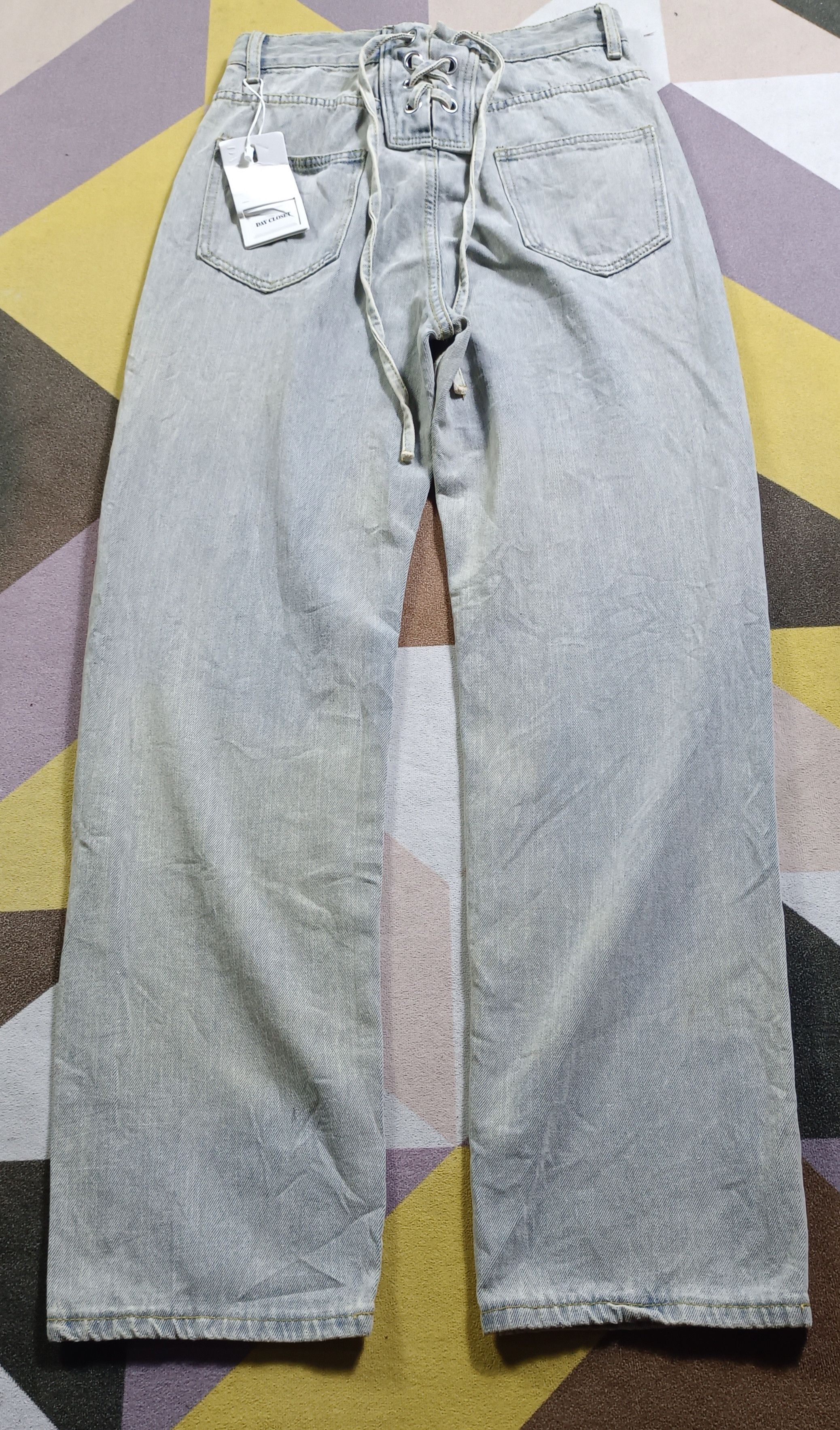 Japanese Brand Vintage🔥Day Closet Baggie Distressed Denim Size US 28 / EU 44 - 1 Thumbnail