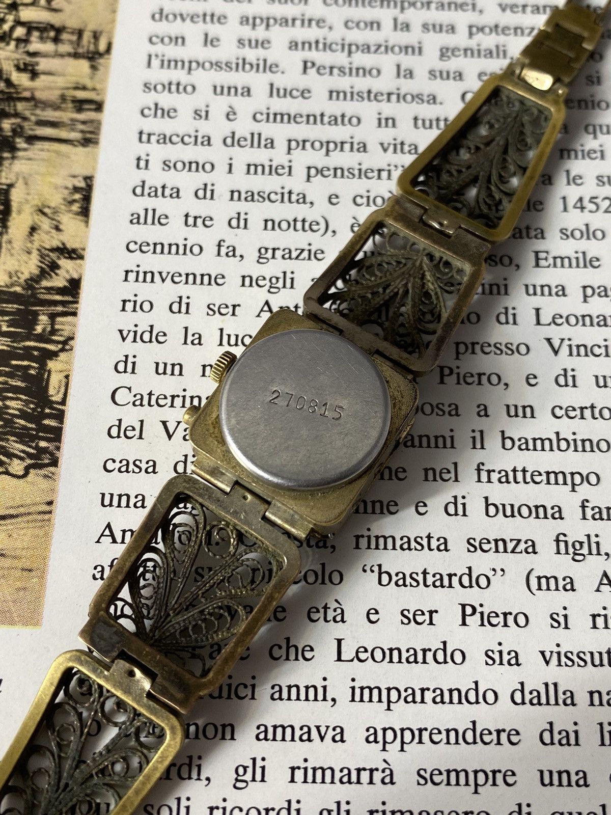 Jewelry Vintage Rare Chaika Filigree Bracelet Watch Size ONE SIZE - 6 Thumbnail