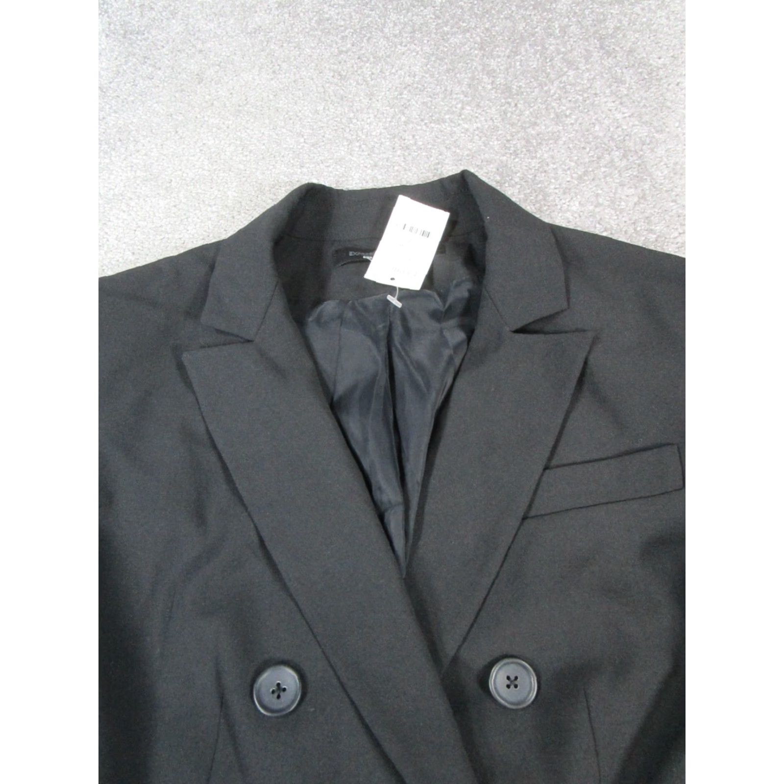 Express Express Design Studio Blazer Womens 2 Black Sports Coat New Size XS / US 0-2 / IT 36-38 - 2 Thumbnail