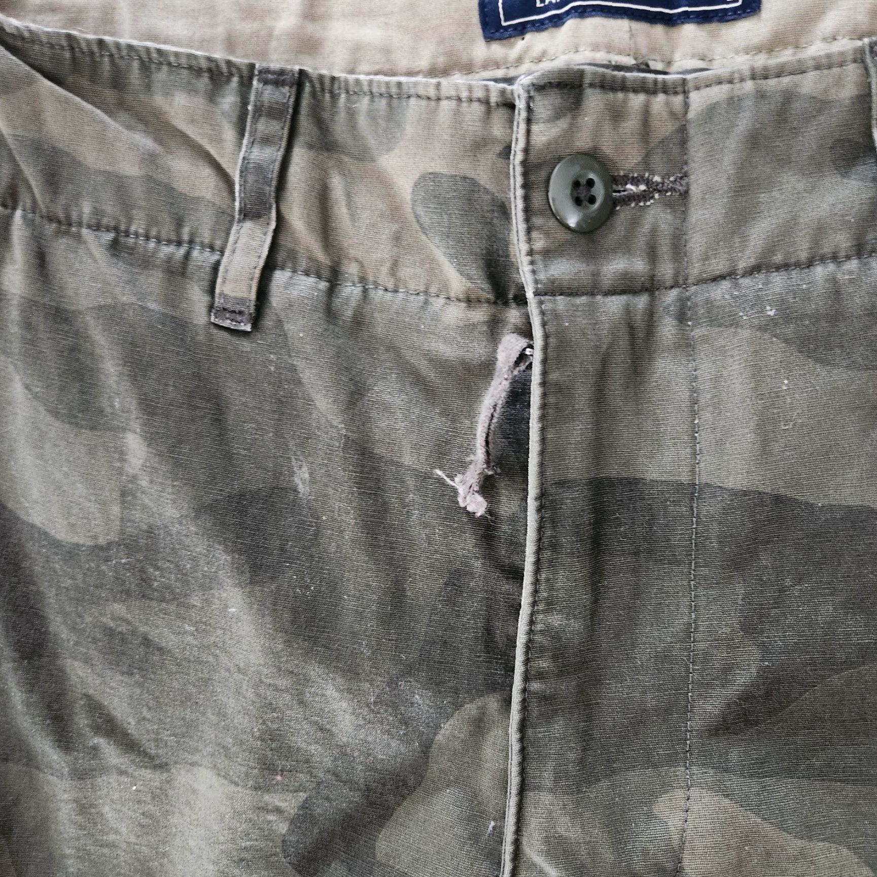 AMO VINTAGE Abercrombie & Fitch Paratrooper Camo Cargo Pants Rip Stop Zip Leg Men 34x32 Size US 34 / EU 50 - 5 Thumbnail