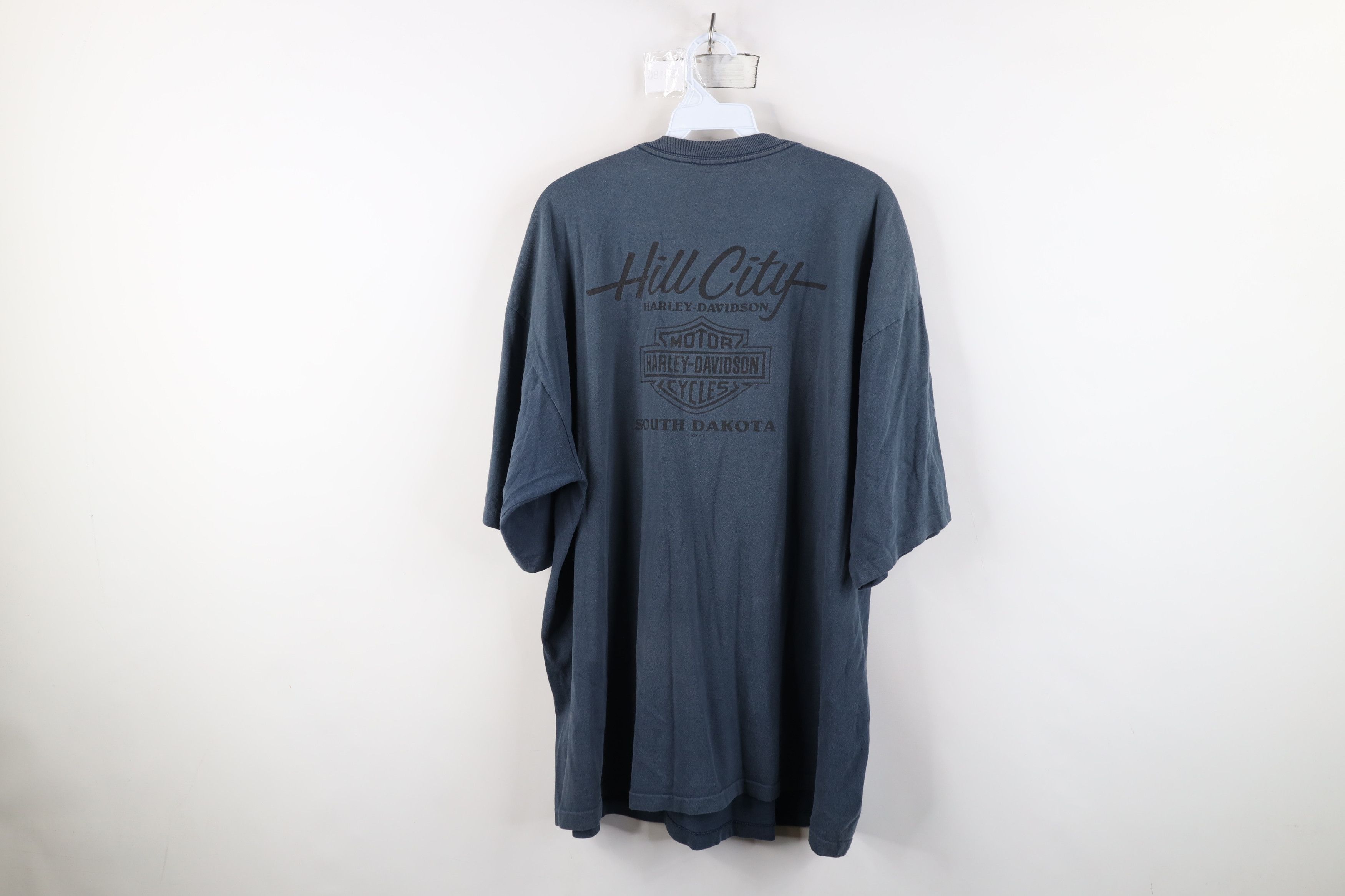 Harley Davidson Vintage Y2K Harley Davidson Sturgis Motorcycle T-Shirt Blue Size US XXL / EU 58 / 5 - 11 Thumbnail