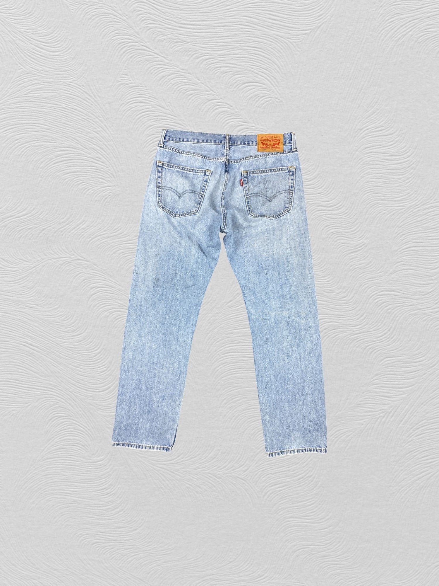 Japanese Brand Mid Blue Vintage Levi's 505 Jeans 33x29.5 Denim -SJ031 Size US 33 - 2 Thumbnail