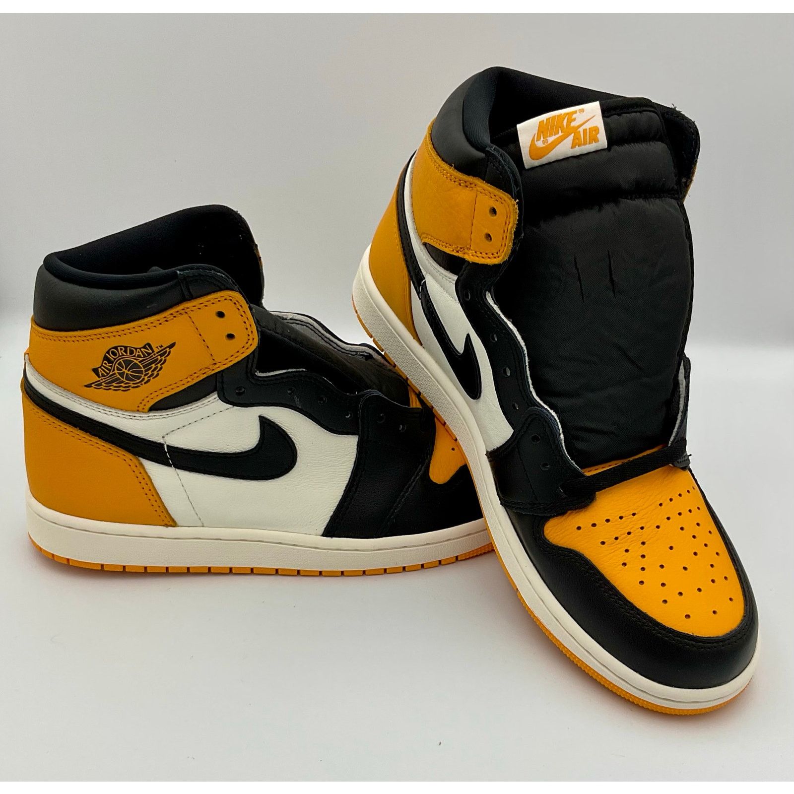 Air Jordan Retro High OG Yellow Toe Taxi Sz 12