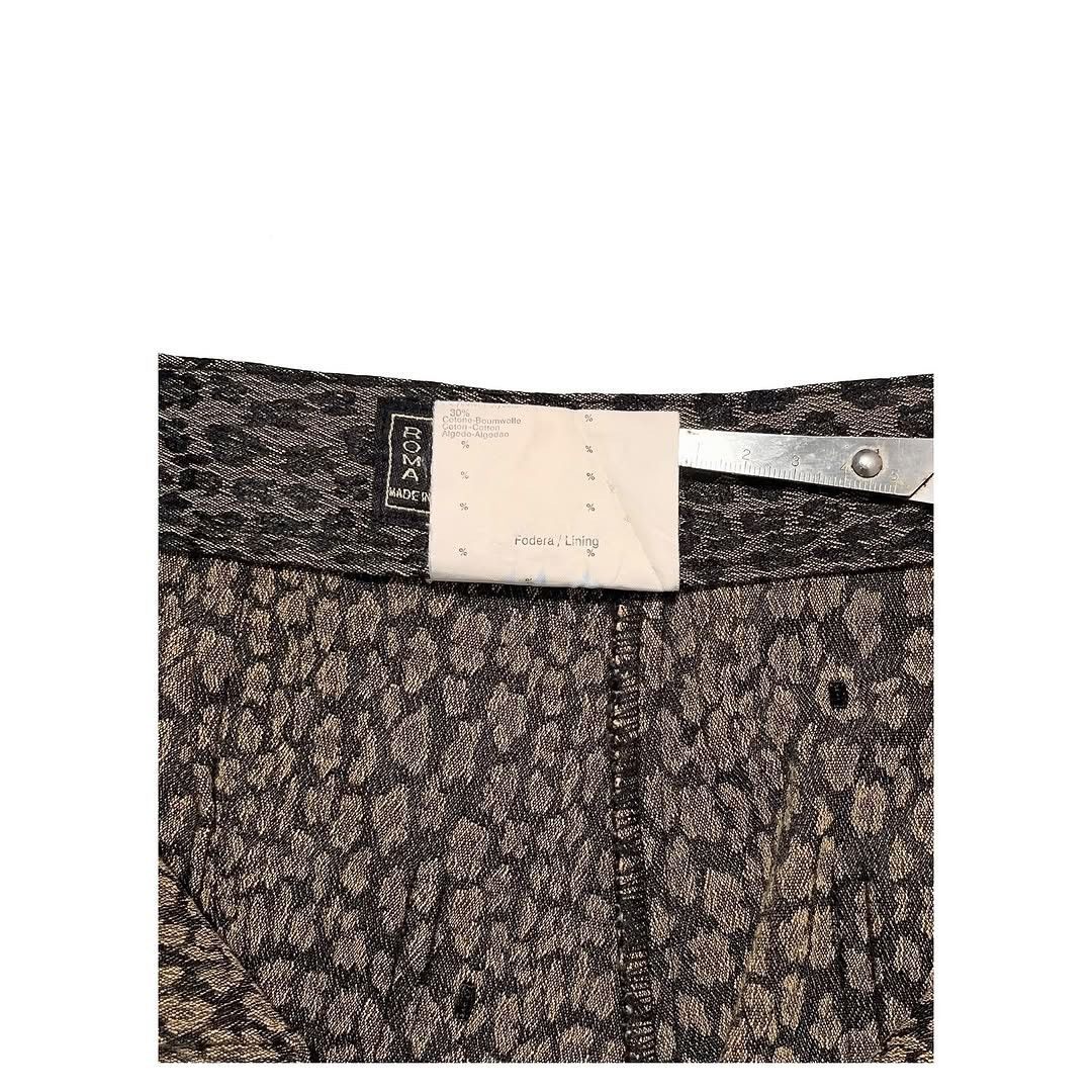 Fendi Vintage FENDI Leopard Pants Size 30" / US 8 / IT 44 - 8 Thumbnail