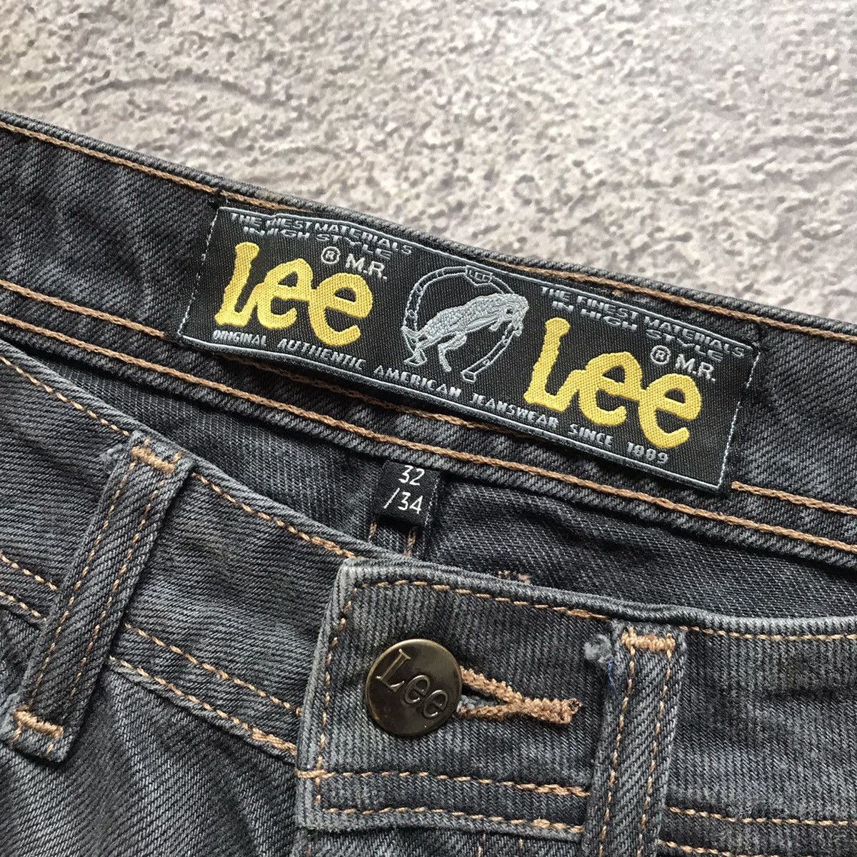 If Six Was Nine vintage Lee Jeans japan denim spring pants 90s Size US 34 / EU 50 - 4 Thumbnail