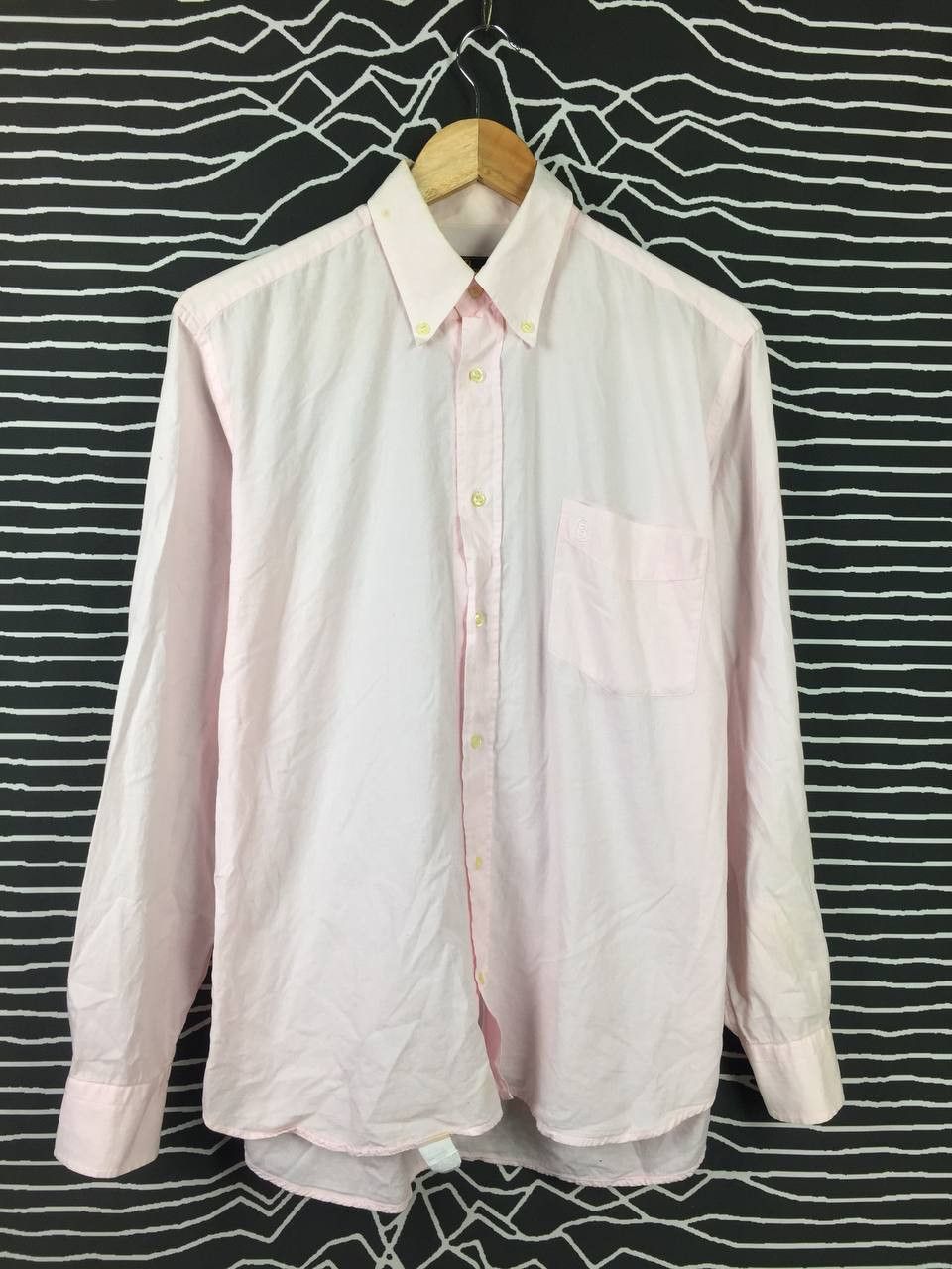 Fendi Vtg Fendi Camicie Luxury Designer Pink Button Down Shirt Size US XL / EU 56 / 4 - 1 Thumbnail