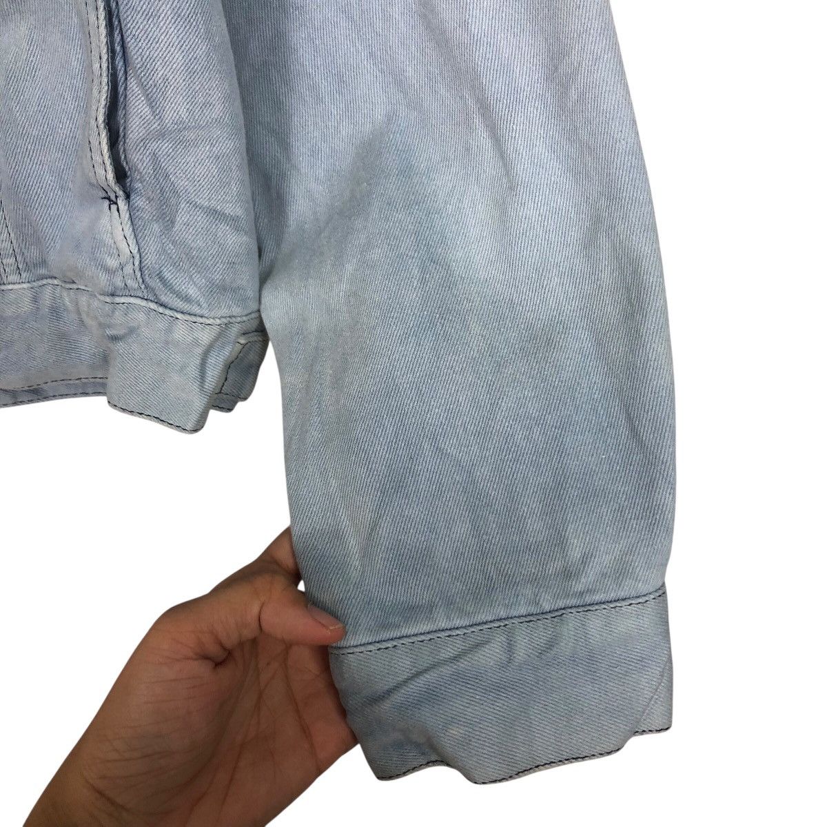 Japanese Brand × Vintage 📌Vintage Trucker Denim Jacket H&M Biker Issey Miyake Size US M / EU 48-50 / 2 - 16 Thumbnail