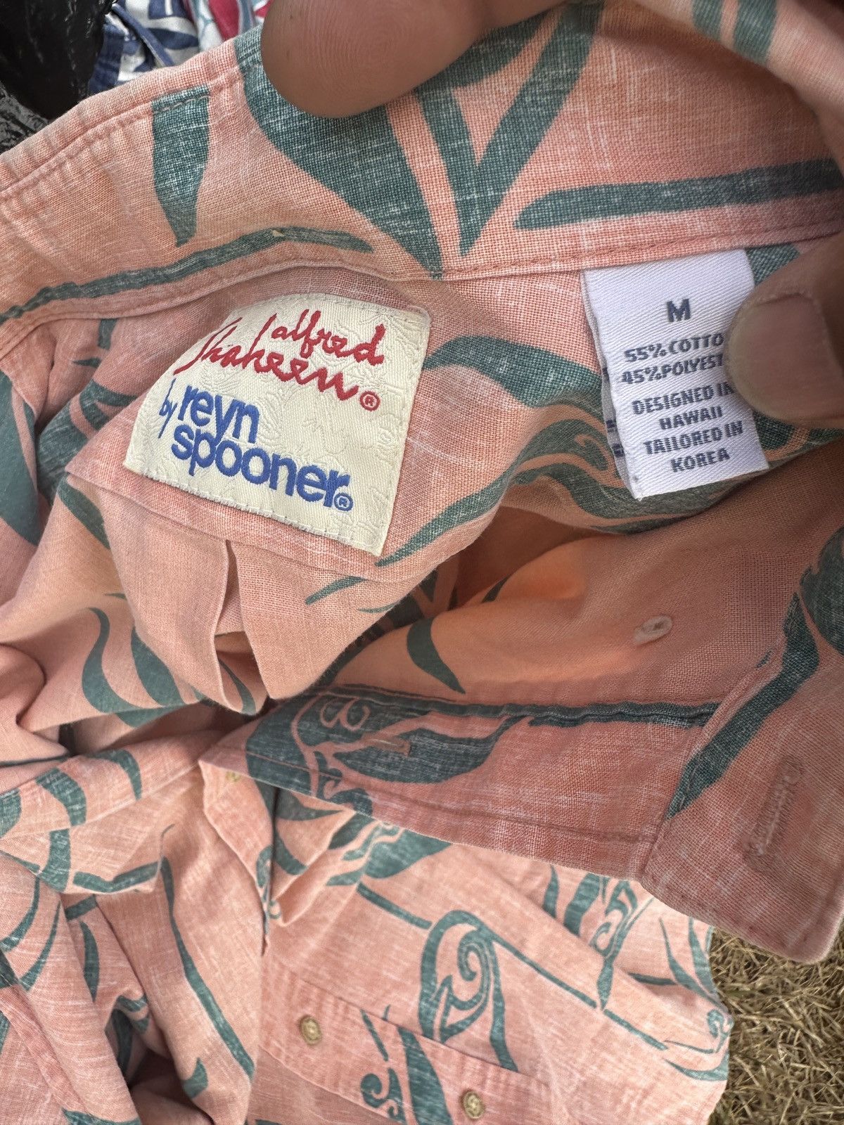 Reyn Spooner Reyn Spooner Alfred Shaheen Hawaiian Print Pink Men's Medium Size US M / EU 48-50 / 2 - 4 Thumbnail
