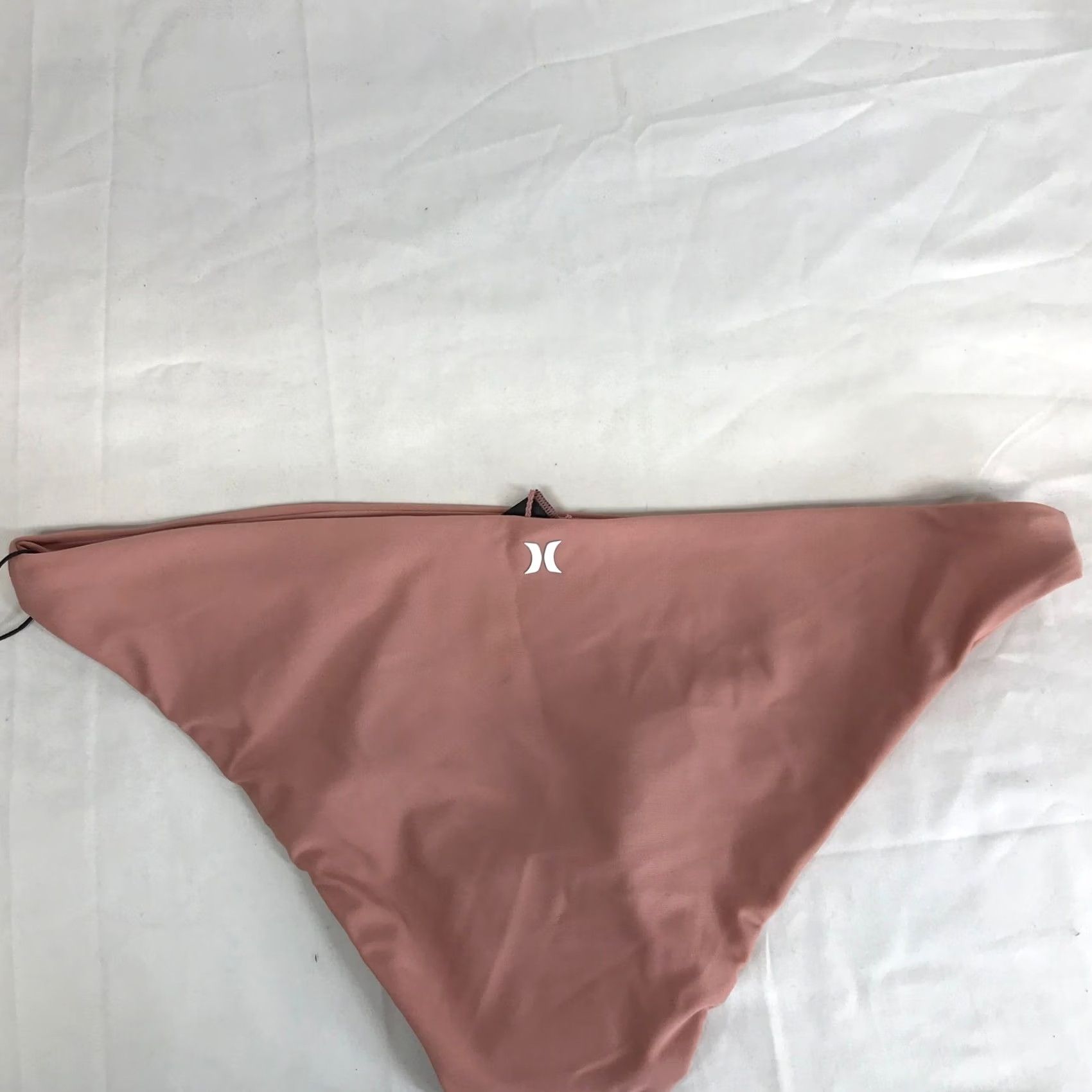 Hurley Hurley Bottoms Bikini Pink Low Rise Solid S Womens Dusty Rose Quick Dry Logo Back Womens Size 28" / US 6 / IT 42 - 6 Thumbnail