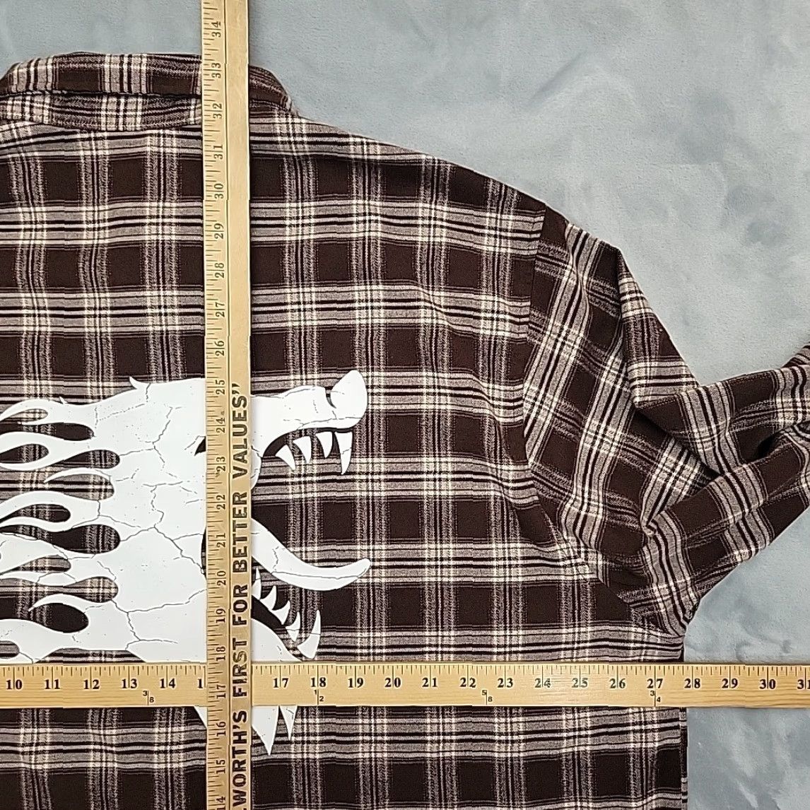 Vintage Kill Crew Shirt Men 2XL Brown Porrada Flannel Button-Up Plaid Casual Mens Size US XXL / EU 58 / 5 - 8 Thumbnail