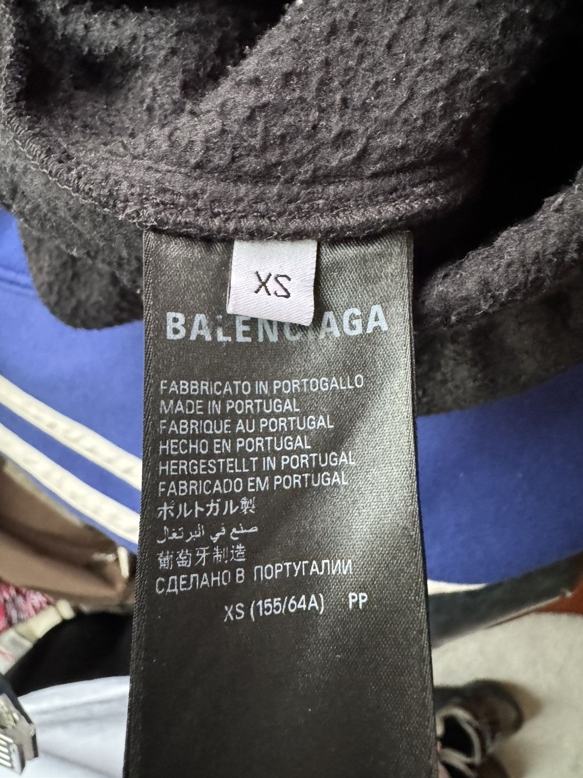 Balenciaga Black Dirty Fleece Polyester Pants Size US 30 / EU 46 - 4 Thumbnail