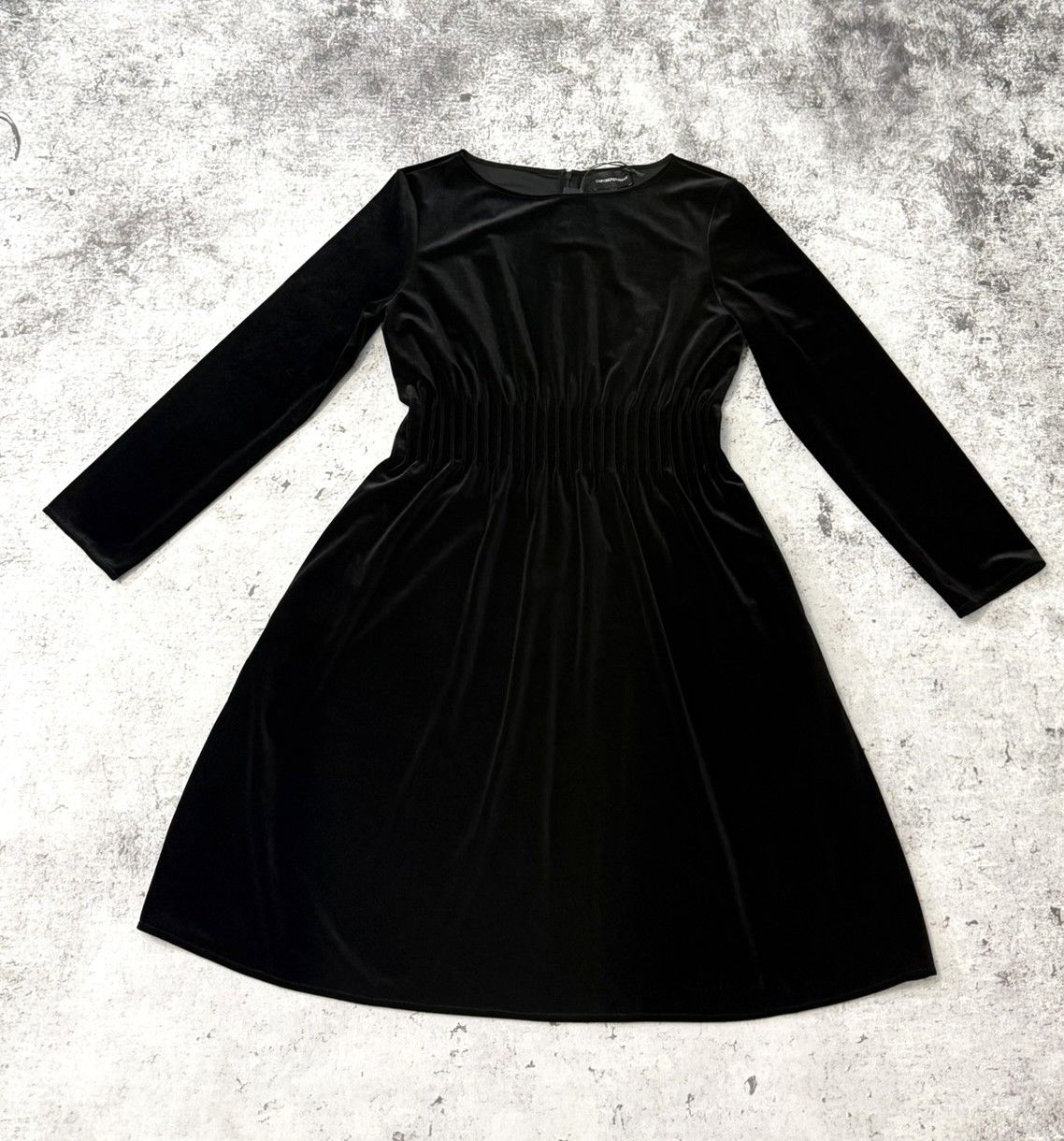 Emporio Armani Emporio Armani Black Mini Dress Women’s Cocktail SIZE 48 Size L / US 10 / IT 46 - 3 Thumbnail