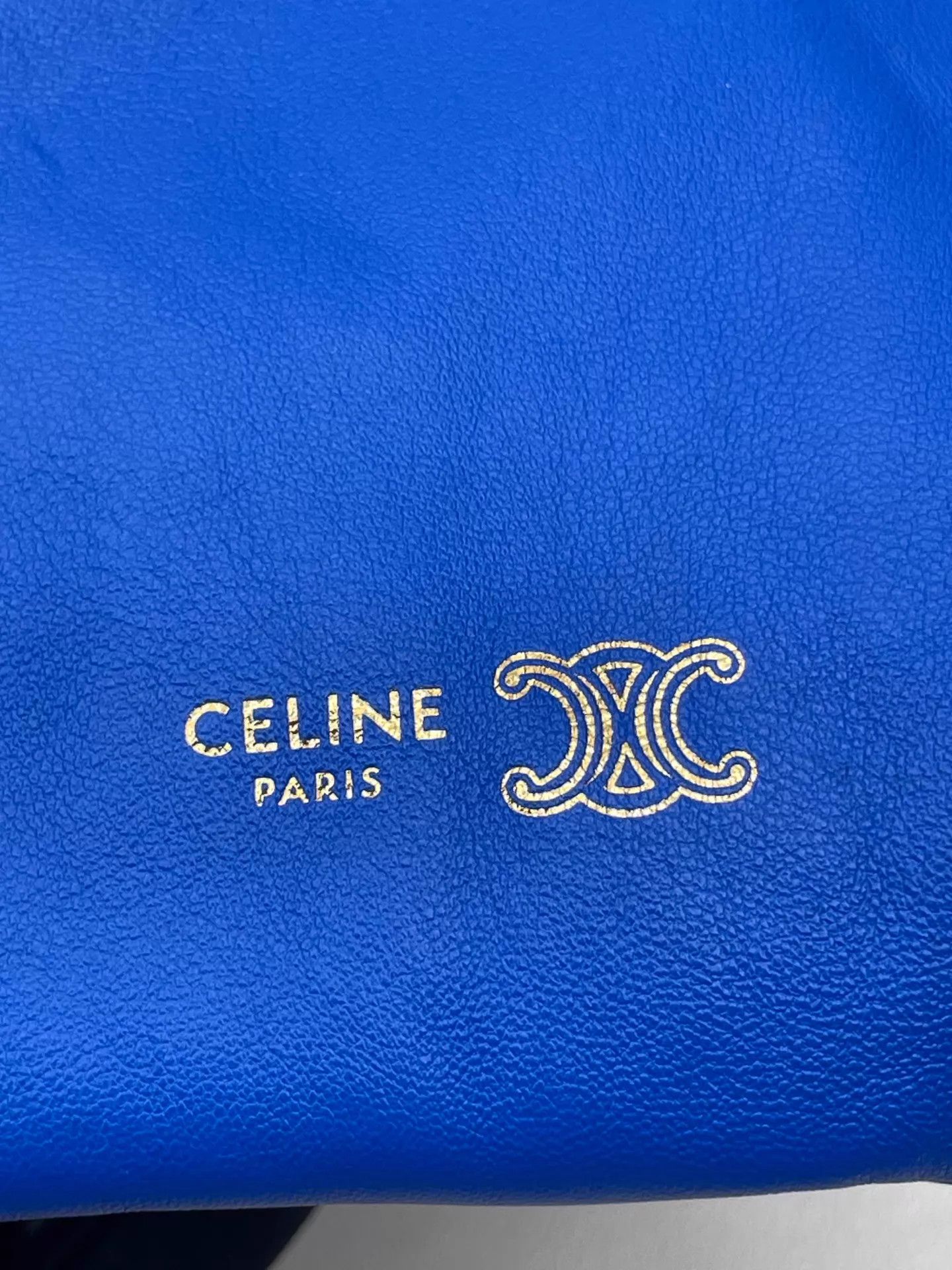 Celine Celine Crystal Pouch Drawstring Pouch Blue New Dust Bag Size ONE SIZE - 6 Thumbnail
