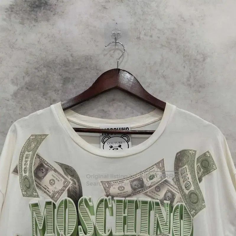 Moschino Moschino White Cotton Summer T-Shirt . Size XL / US 12-14 / IT 48-50 - 6 Thumbnail