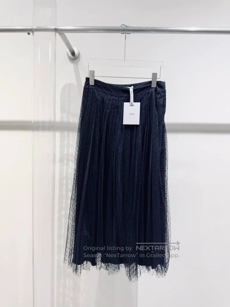 Dior Dior Black tulle skirt Size 42" / US 20 - 1 Thumbnail