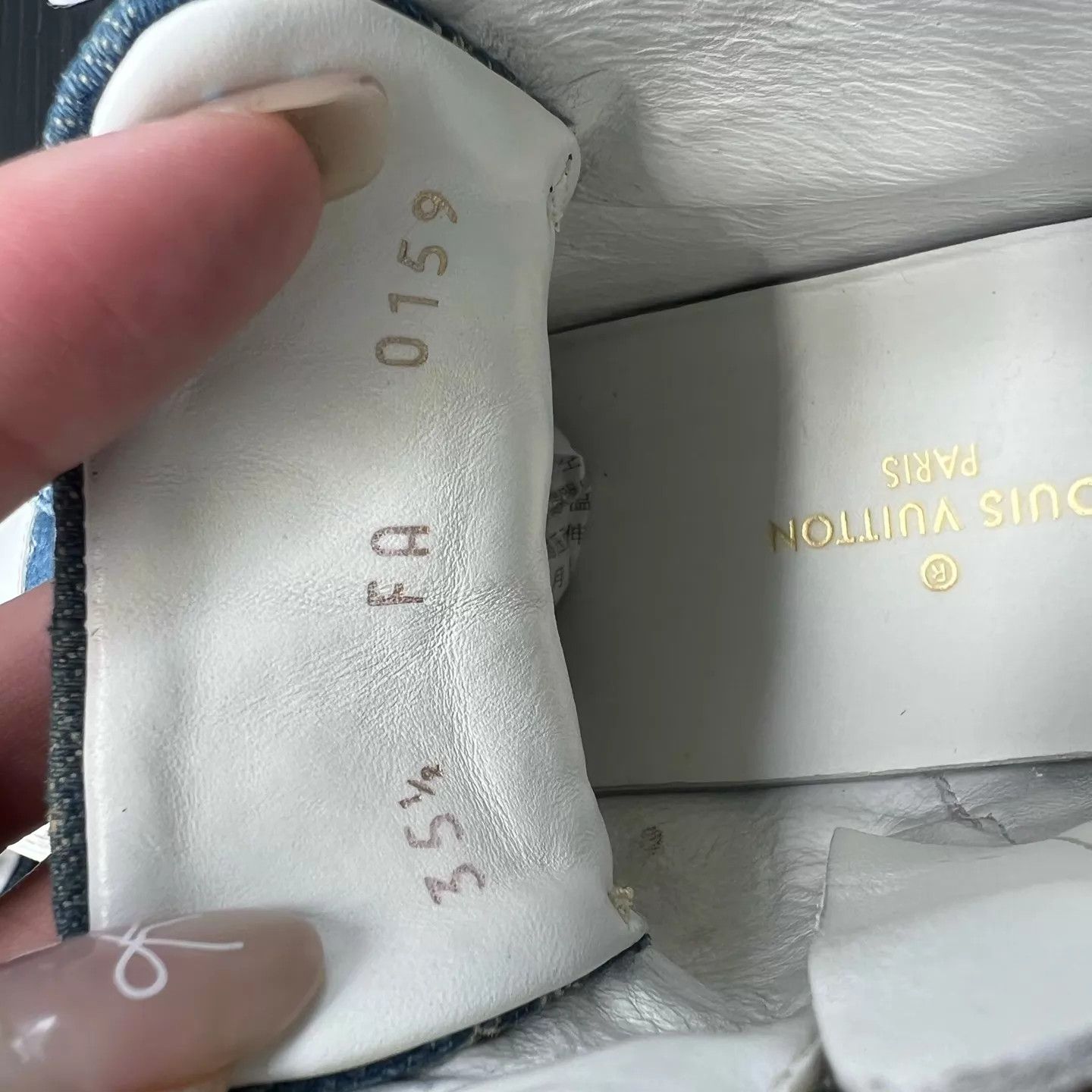 Louis Vuitton LV Stellar Washed Denim All Over Print Jeans 35.5 Near New Size US 5 / IT 35 - 7 Thumbnail