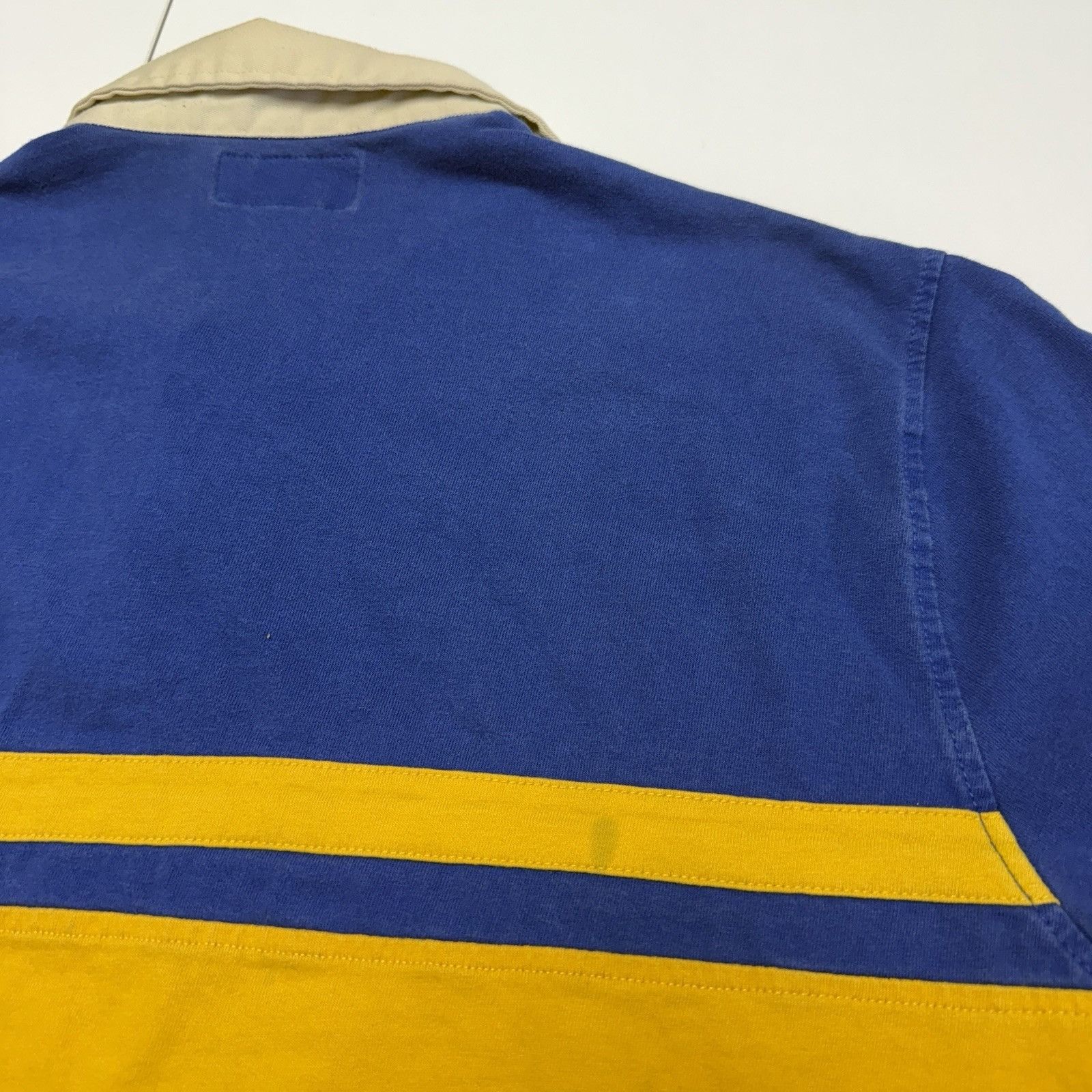 U.S. Polo Assn. Vintage US Polo Assn Rugby Shirt Long Sleeve Collared Stripe Size US XL / EU 56 / 4 - 11 Thumbnail