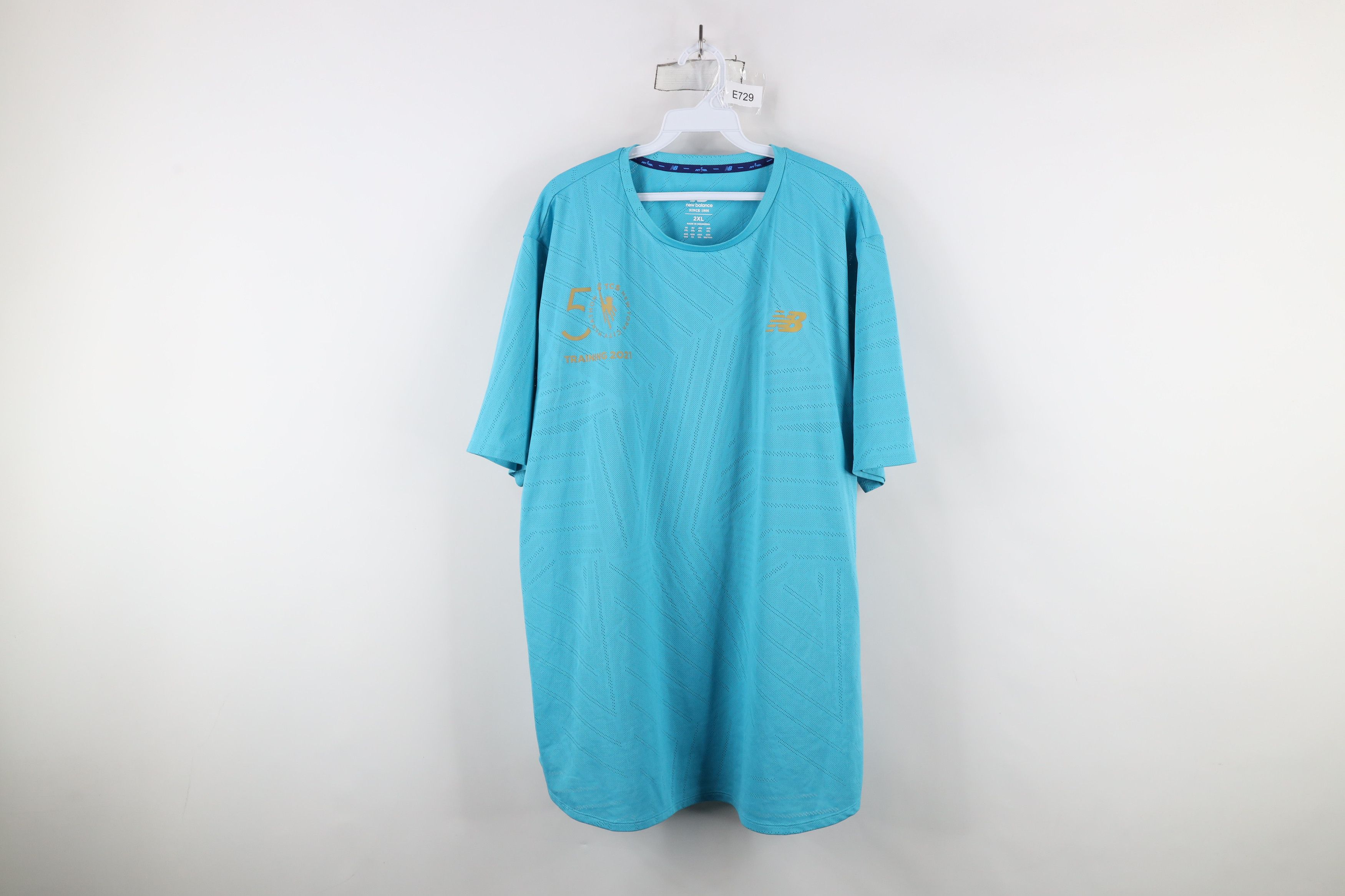 New Balance × Vintage New Balance 50th Anniversary New York City T-Shirt Blue Size US XXL / EU 58 / 5 - 1 Thumbnail