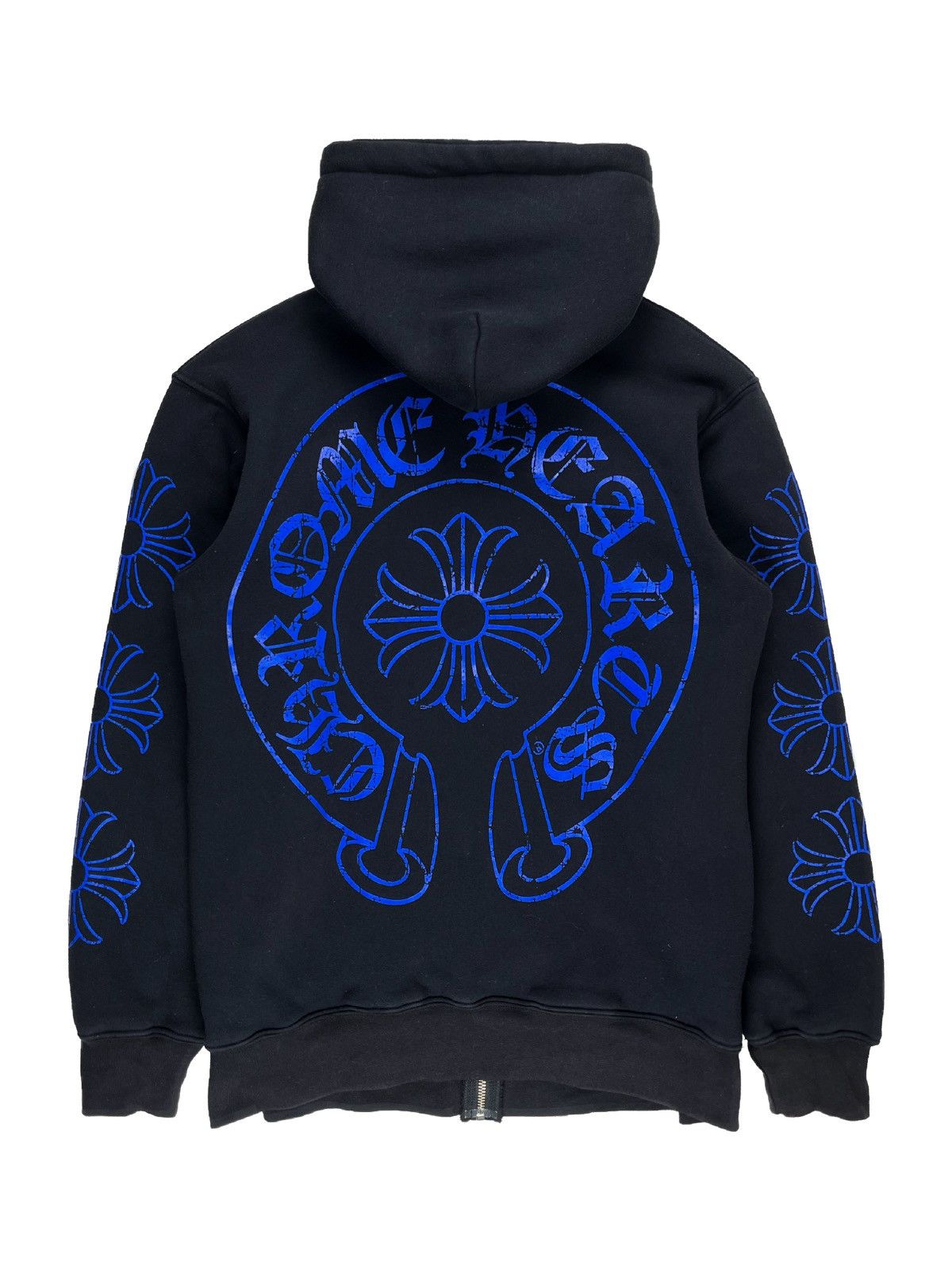 Chrome Hearts × Vintage Chrome Hearts Vintage Blue Horseshoe Zip 