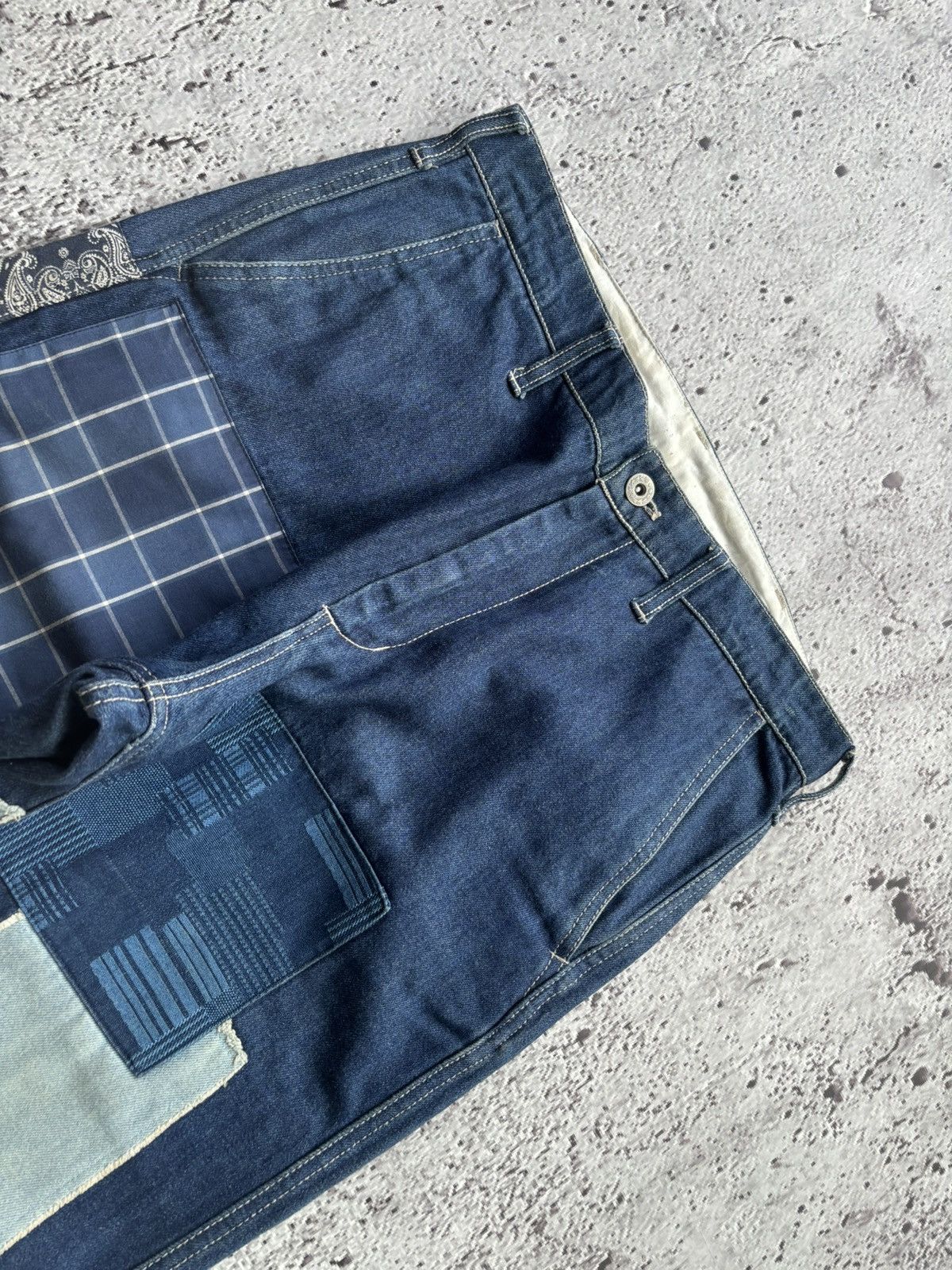 Hysteric Glamour 2000's Denim Patchwork Kapital style Size US 31 - 6 Thumbnail