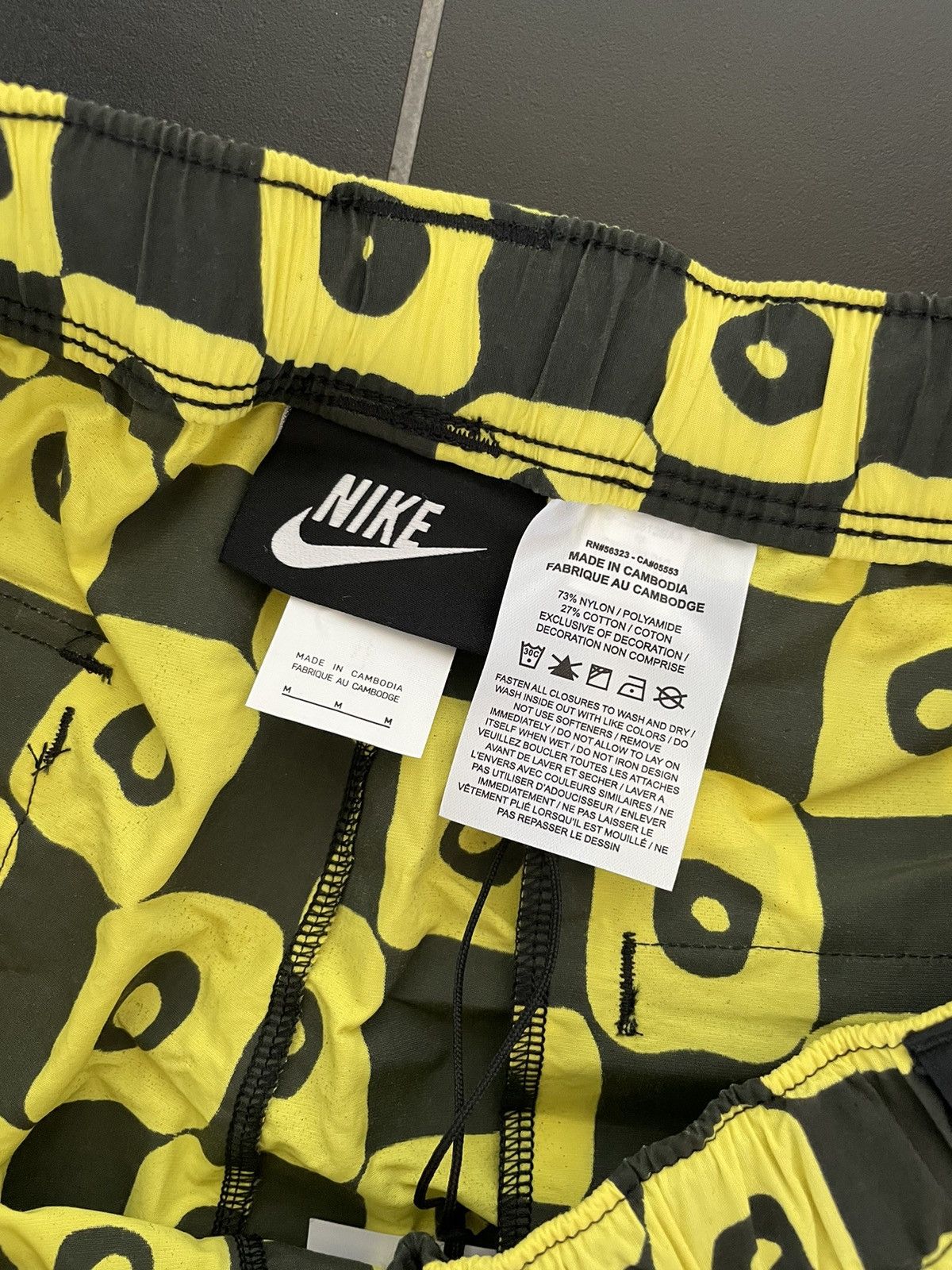 Cactus Plant Flea Market × Nike Nike x Cactus Plant Flea Market Waffle Pants Yellow Black Size US 32 / EU 48 - 7 Thumbnail