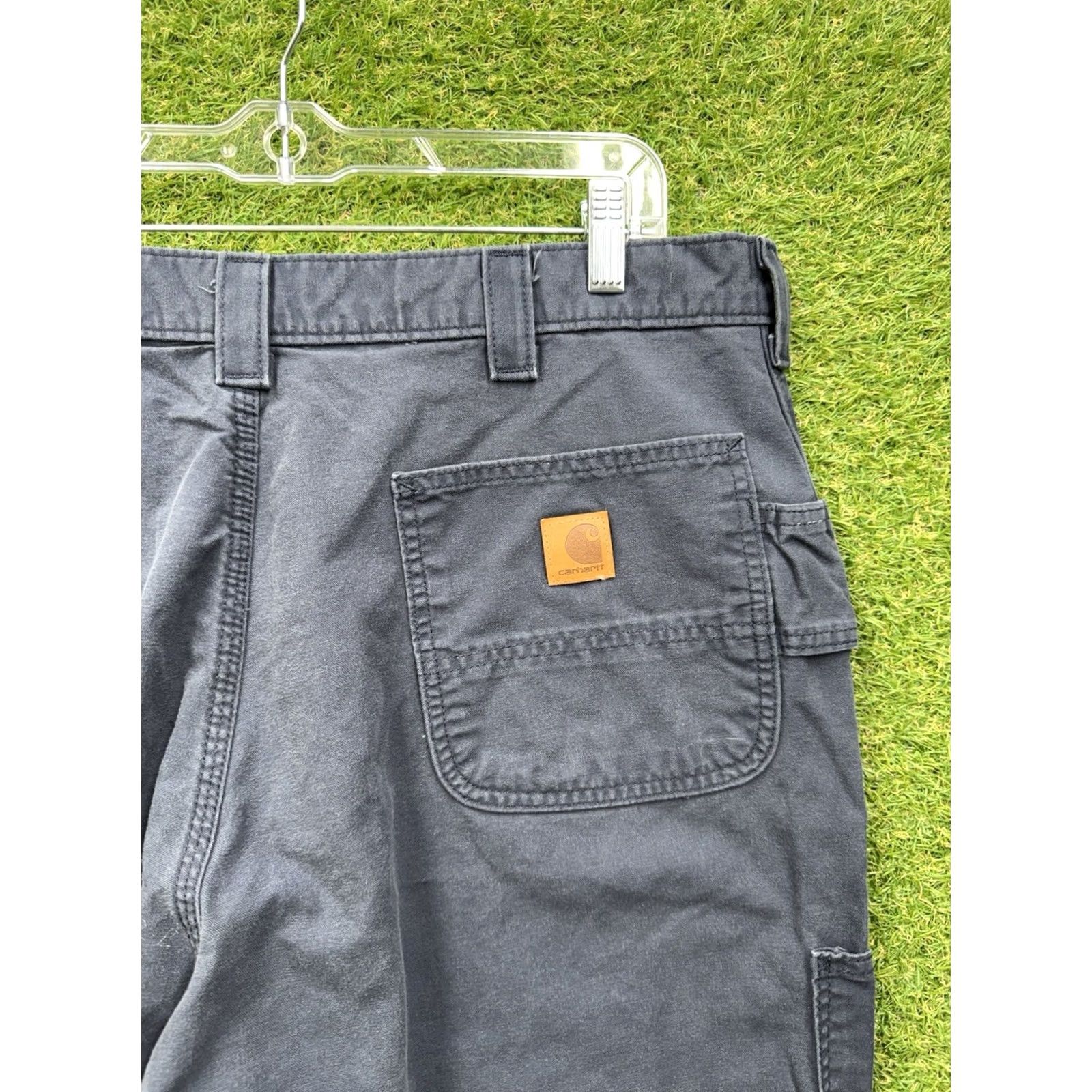 Carhartt Carhartt Carpenter Pants Mens 40x30 Canvas Loose Original Fit Workwear B151 NVY Size US 40 / EU 56 - 7 Thumbnail