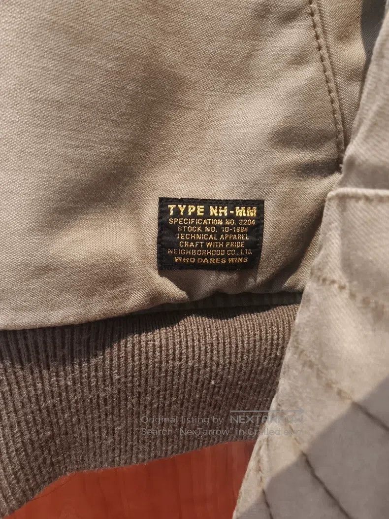 Neighborhood Neighborhood Military Collar Flight Jacket Cotton Coat Size US L / EU 52-54 / 3 - 9 Thumbnail