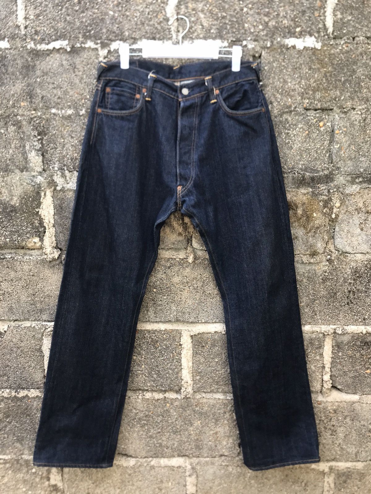 Evisu 🔥Rare Vintage Evisu Red Daicock Selvedge loose Denim-W 33 Size US 33 - 2 Thumbnail