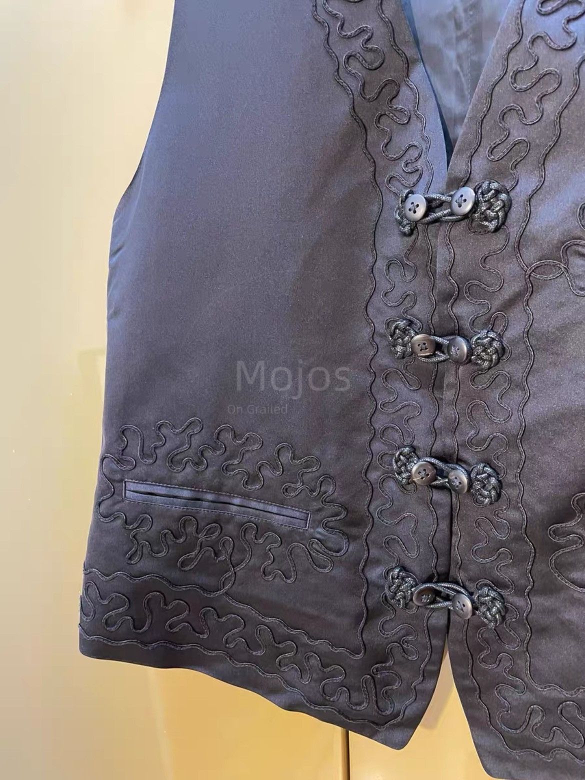 Yohji Yamamoto Yohji Yamamoto Pour Homme 93SS Silk Stitch Vest-2508 Size US M / EU 48-50 / 2 - 4 Thumbnail