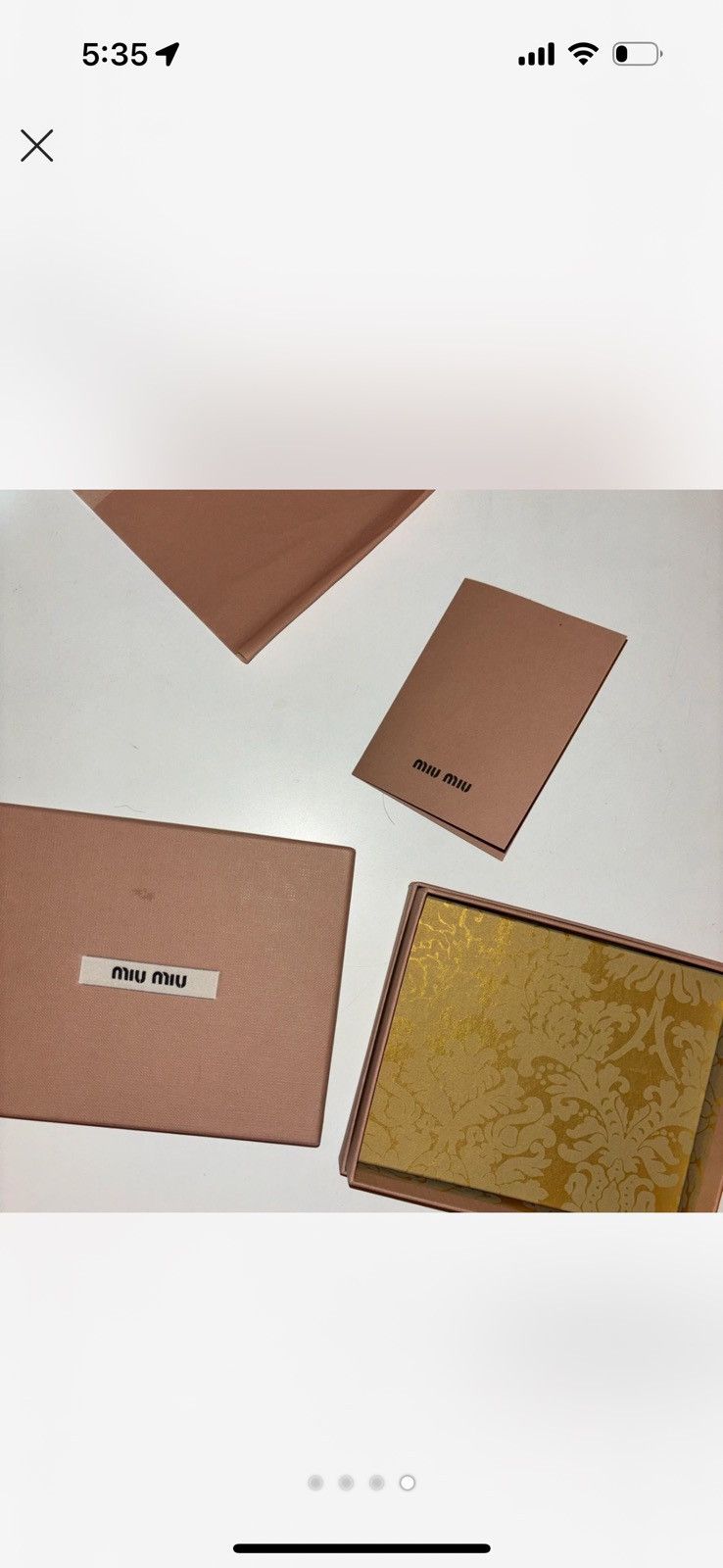 Miu Miu Miu miu wallet cardholder Size ONE SIZE - 4 Thumbnail